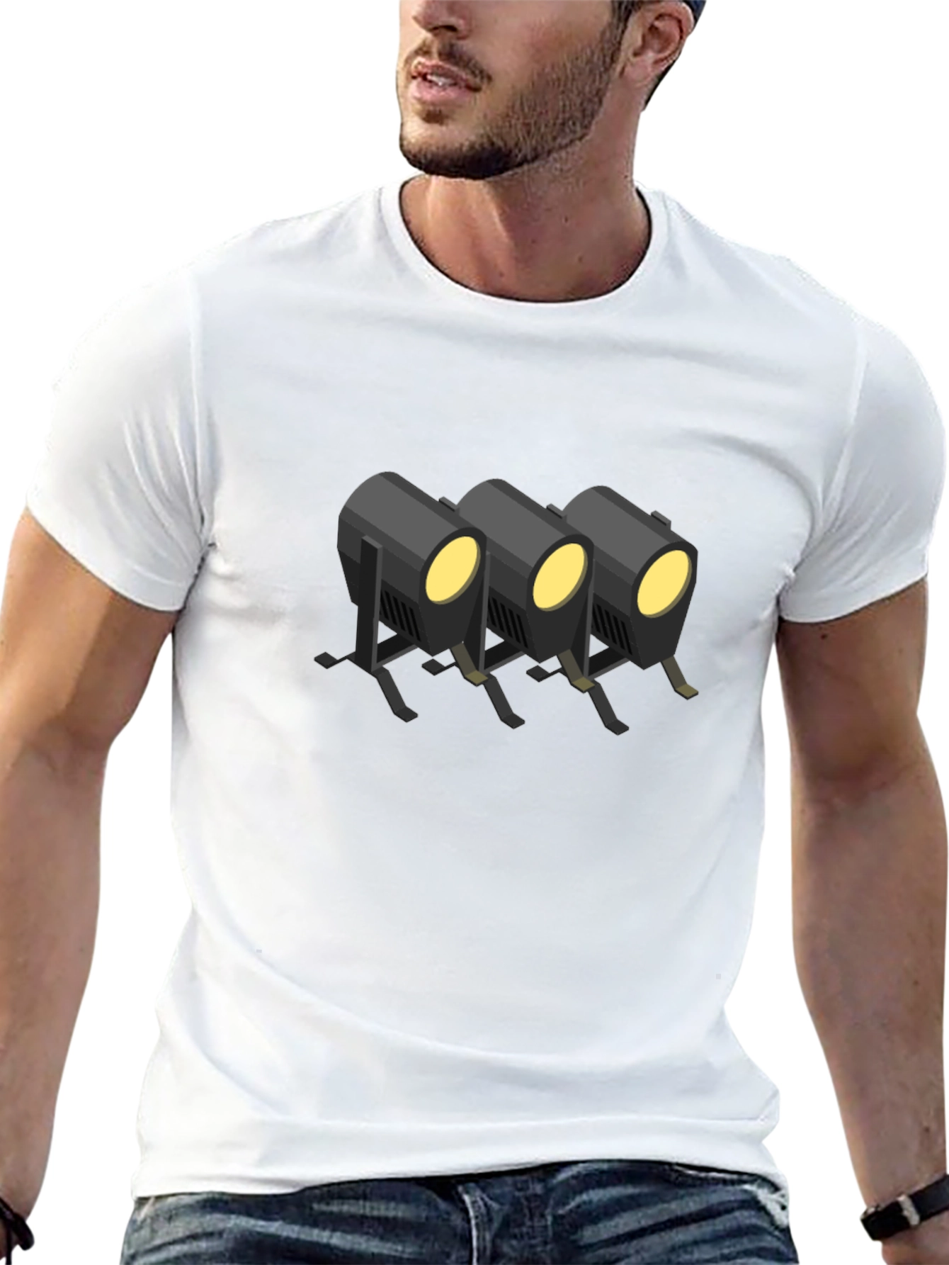 Spotlight Graphic Tee - Black