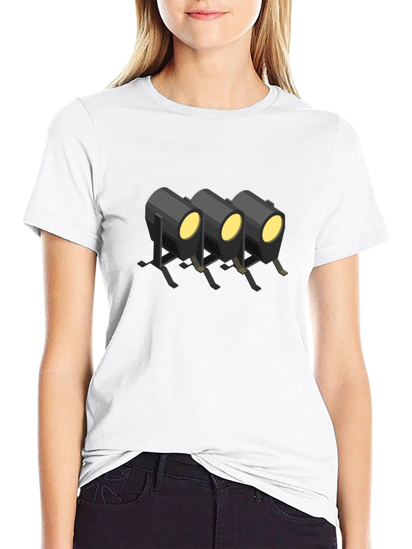Spotlight Graphic Tee - Black