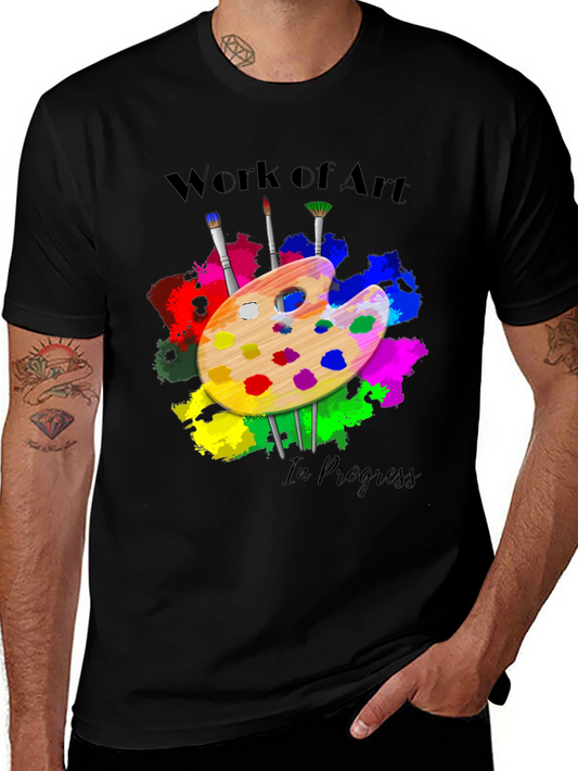 Work of Art in Progress T-Shirt - Painters Palette