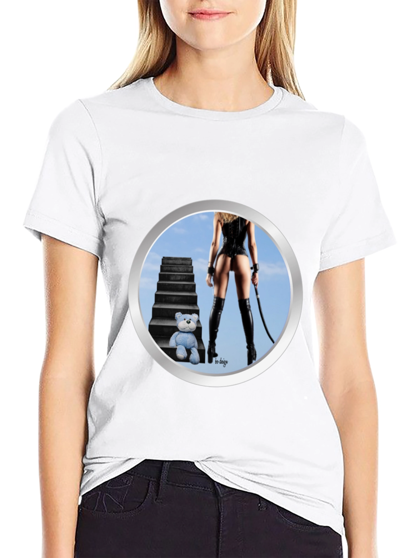 Edgy Graphic T-Shirt: Stairway to Fantasy
