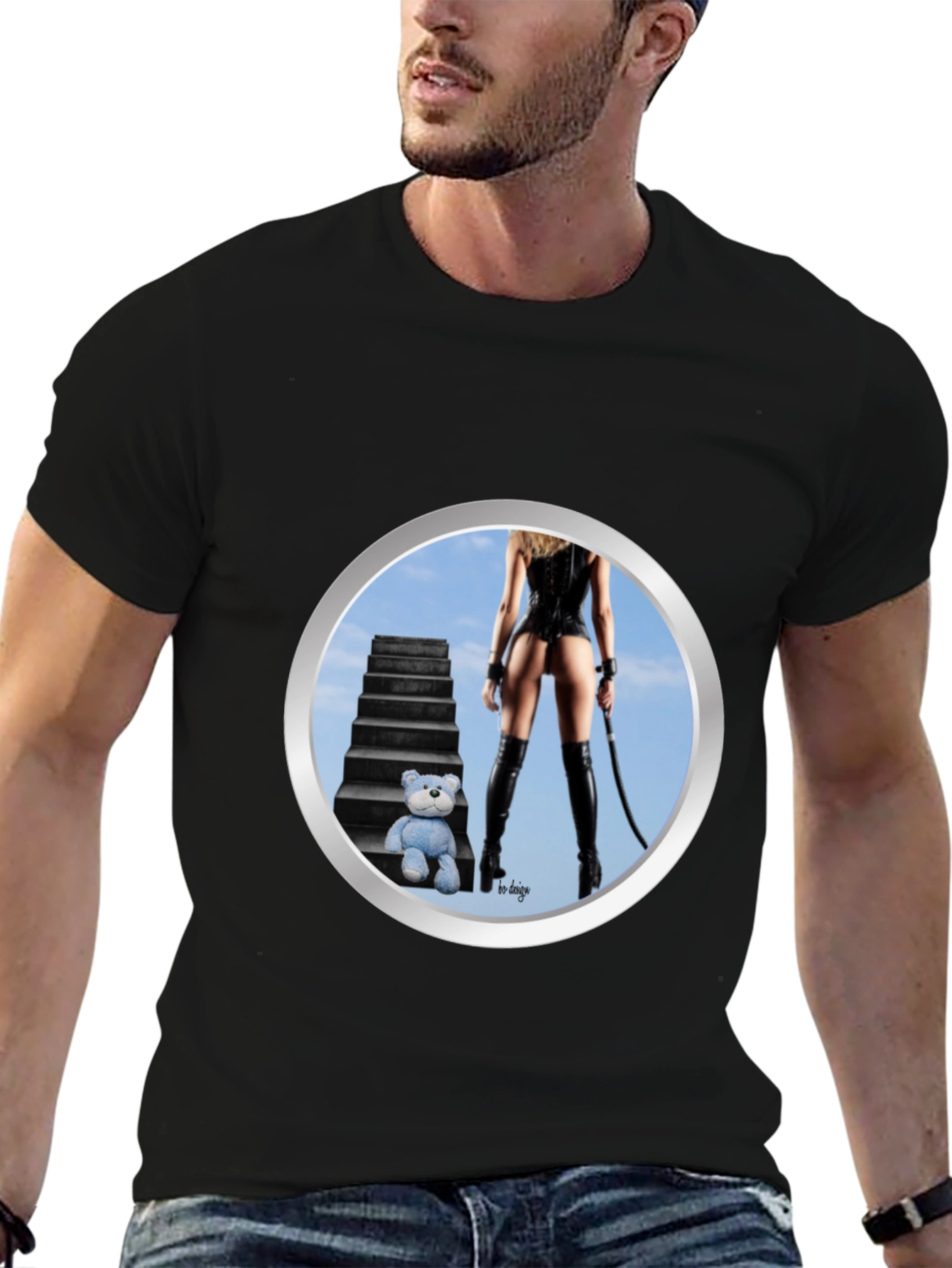 Edgy Graphic T-Shirt: Stairway to Fantasy