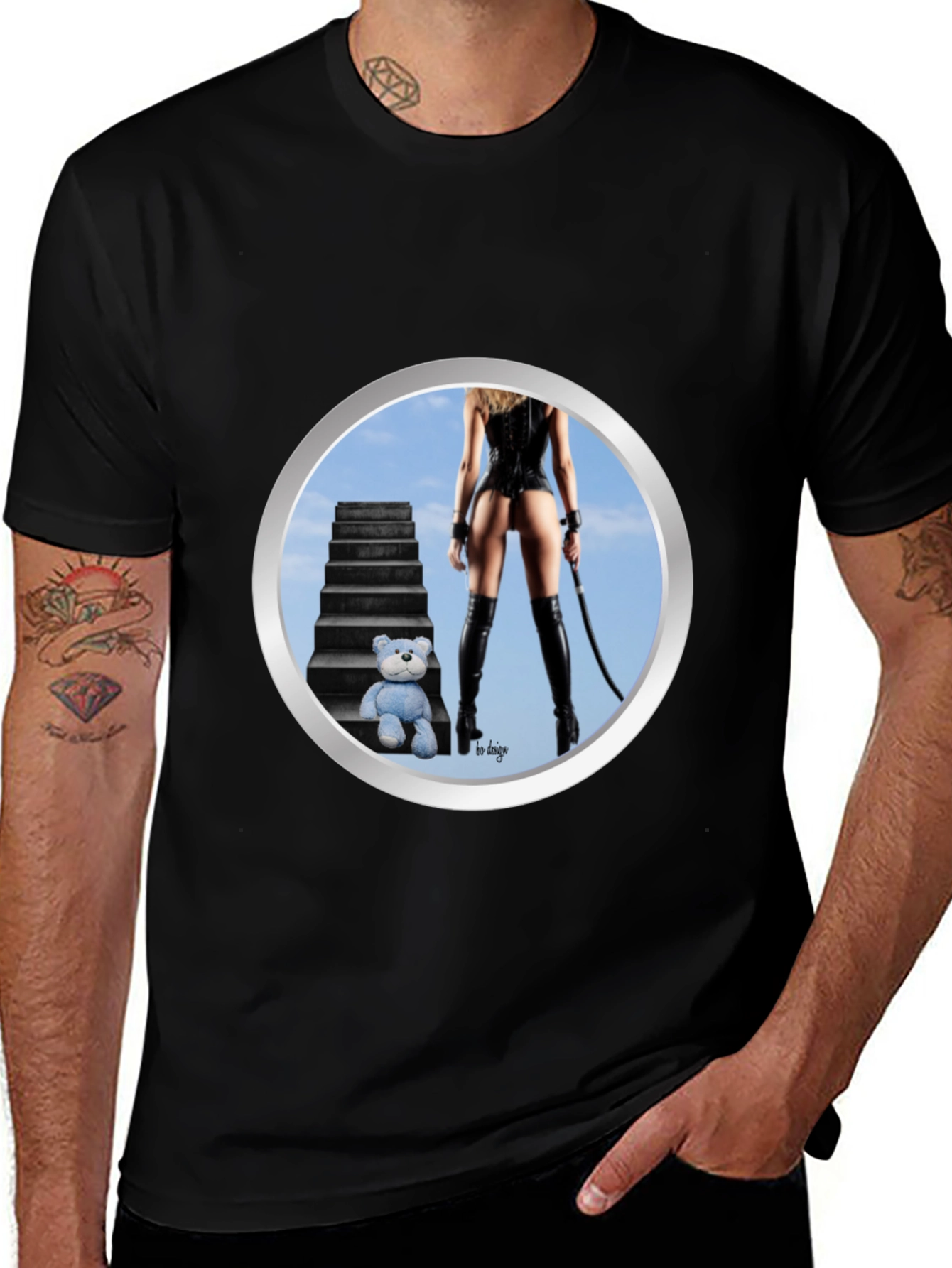 Edgy Graphic T-Shirt: Stairway to Fantasy