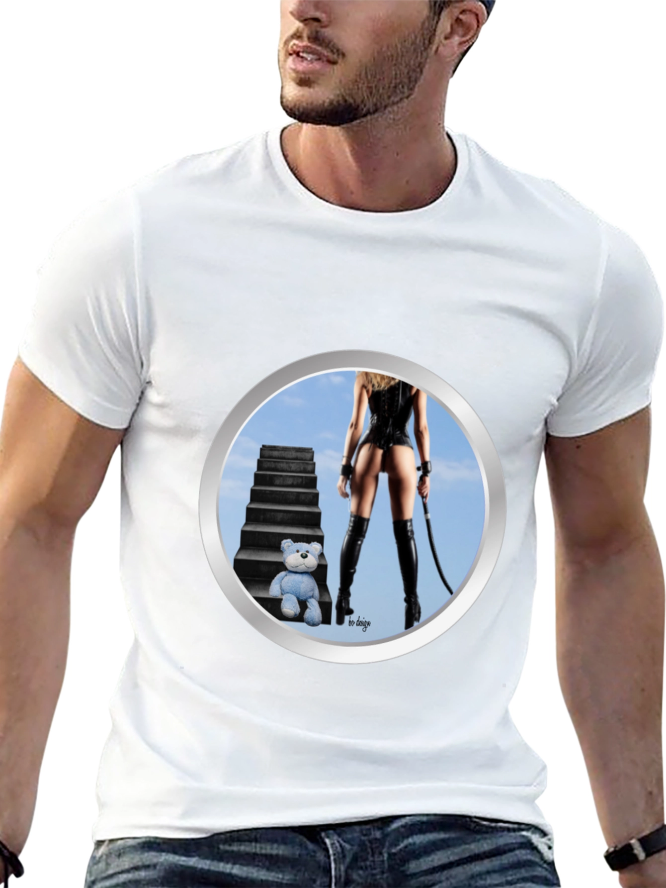 Edgy Graphic T-Shirt: Stairway to Fantasy