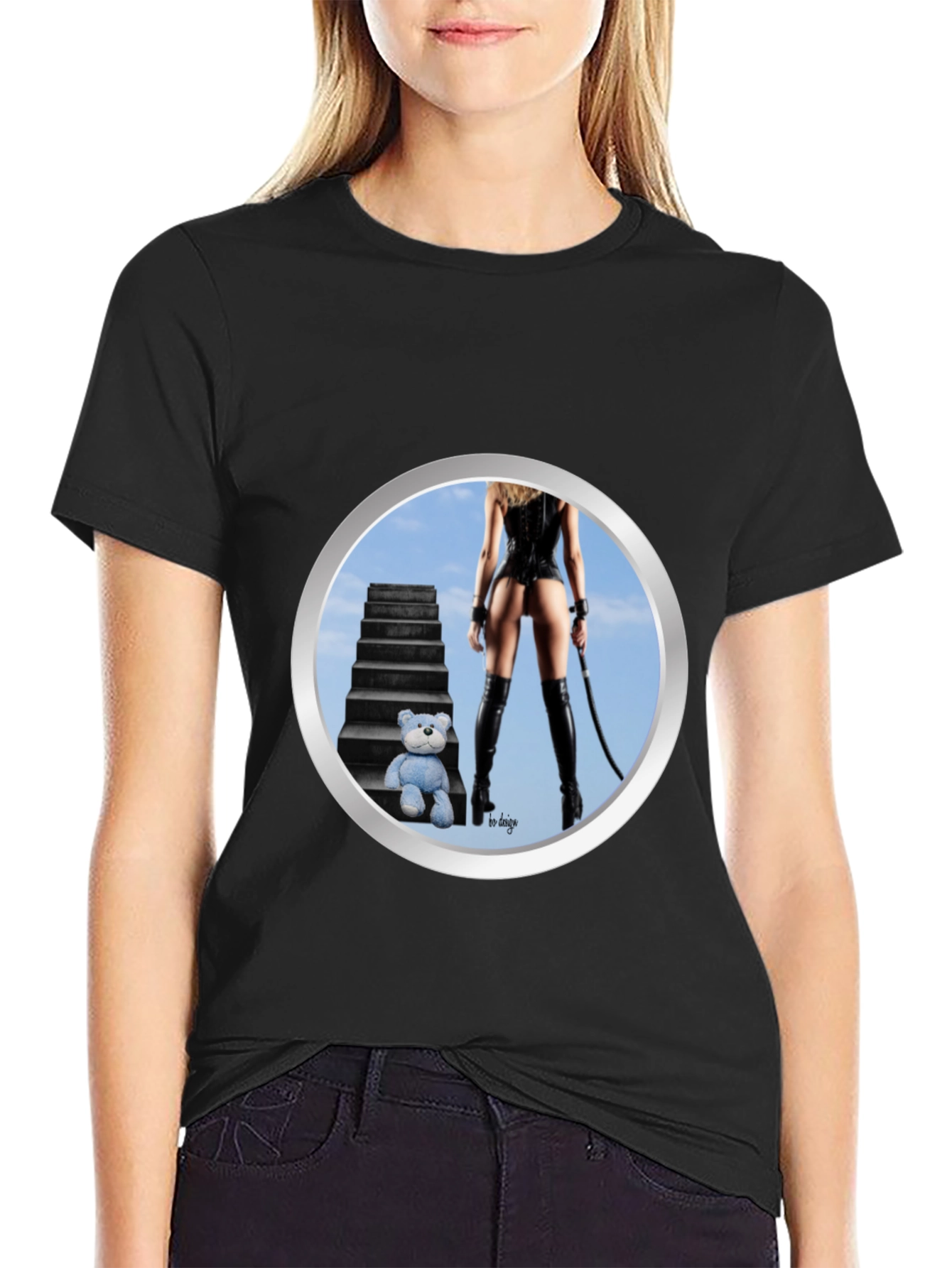 Edgy Graphic T-Shirt: Stairway to Fantasy