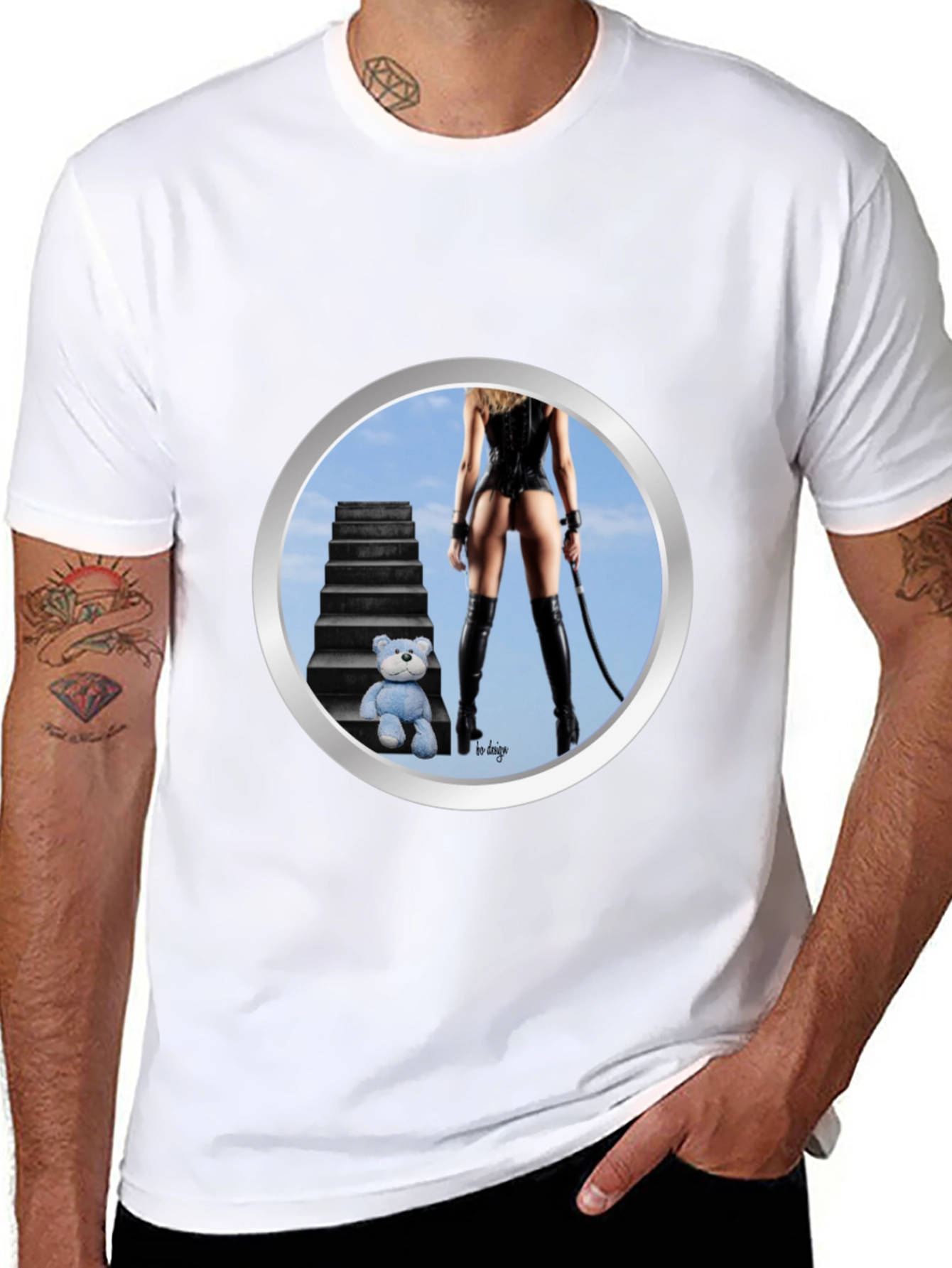 Edgy Graphic T-Shirt: Stairway to Fantasy