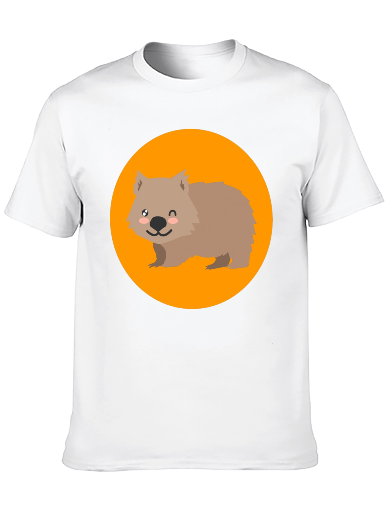 Wombat Graphic Tee - Cute Animal Design T-Shirt