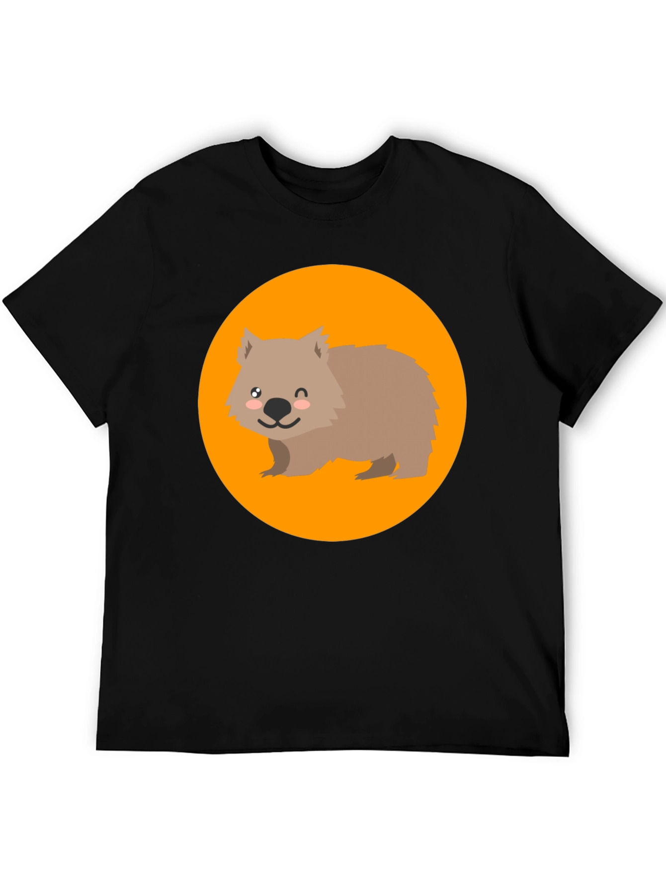 Wombat Graphic Tee - Cute Animal Design T-Shirt