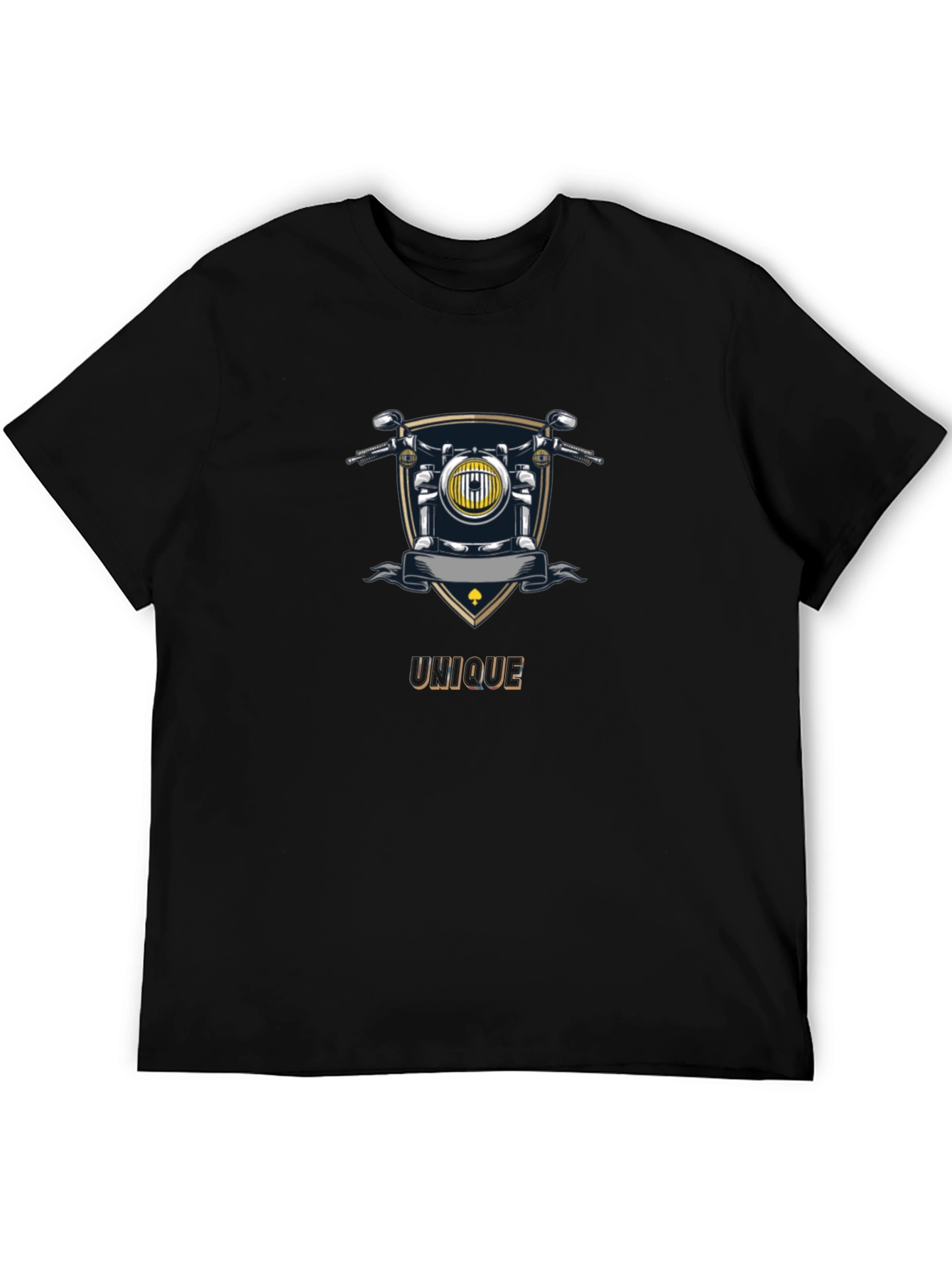 Unique Motorcycle Graphic T-Shirt