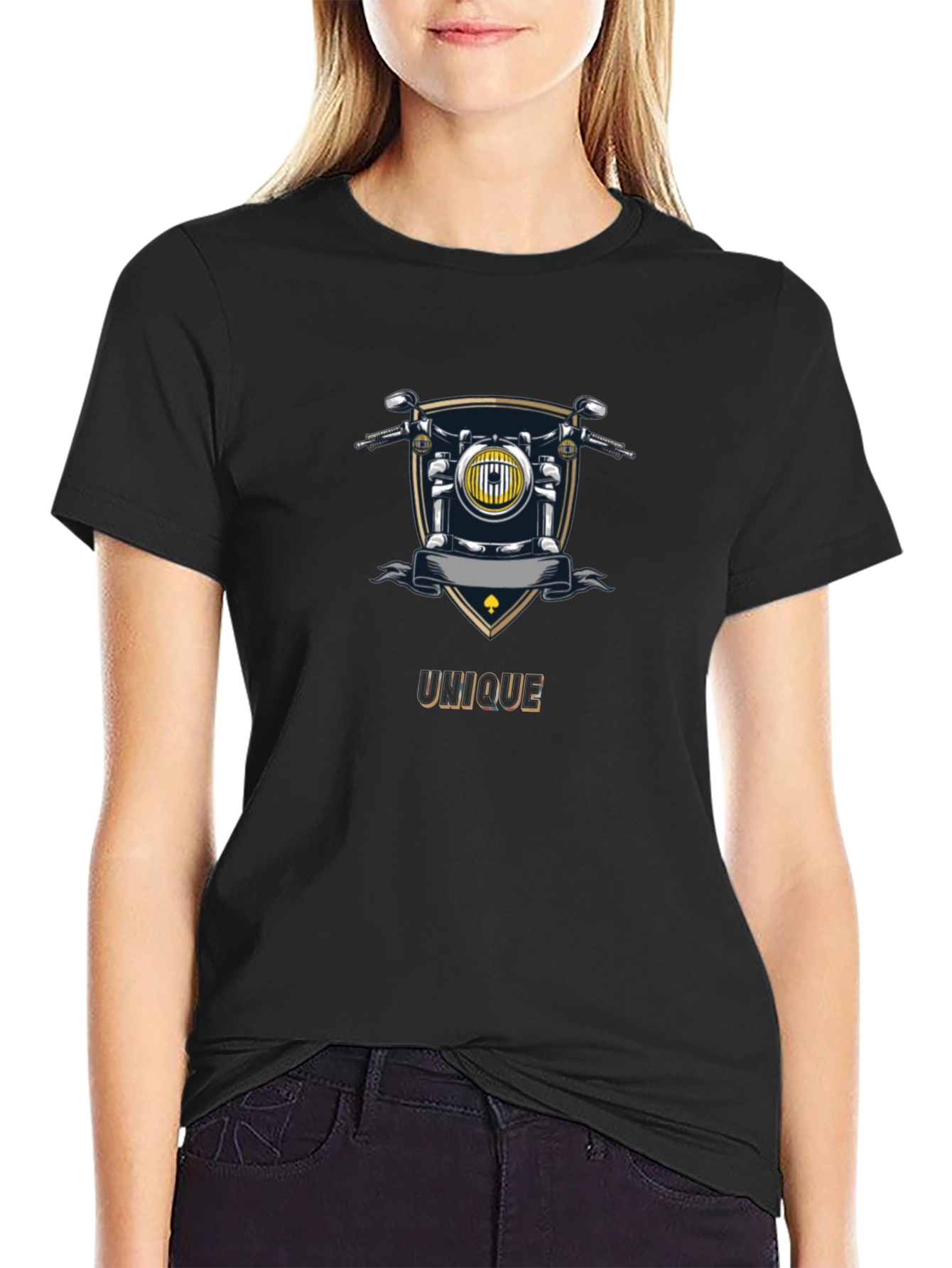 Unique Motorcycle Graphic T-Shirt