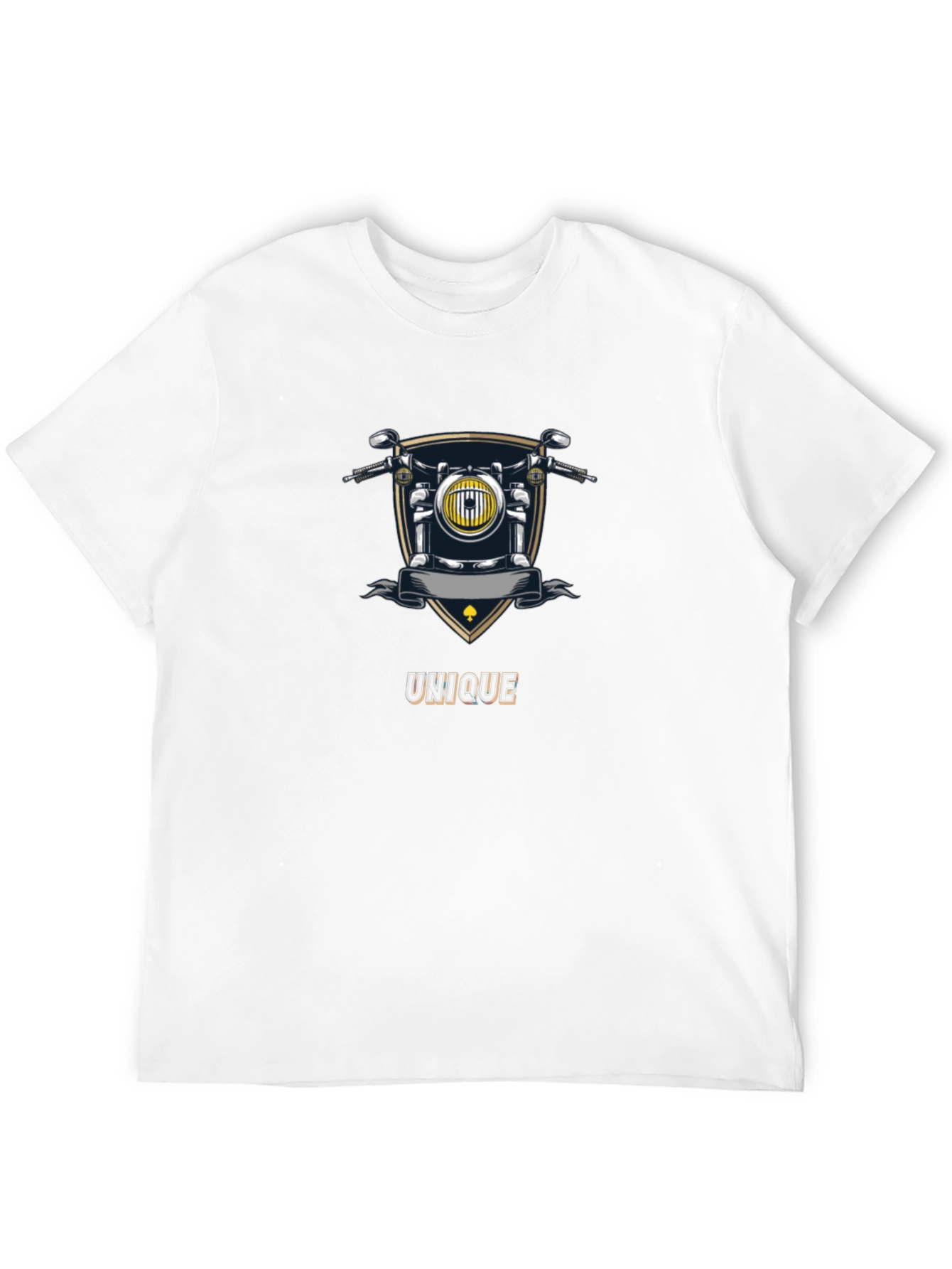 Unique Motorcycle Graphic T-Shirt