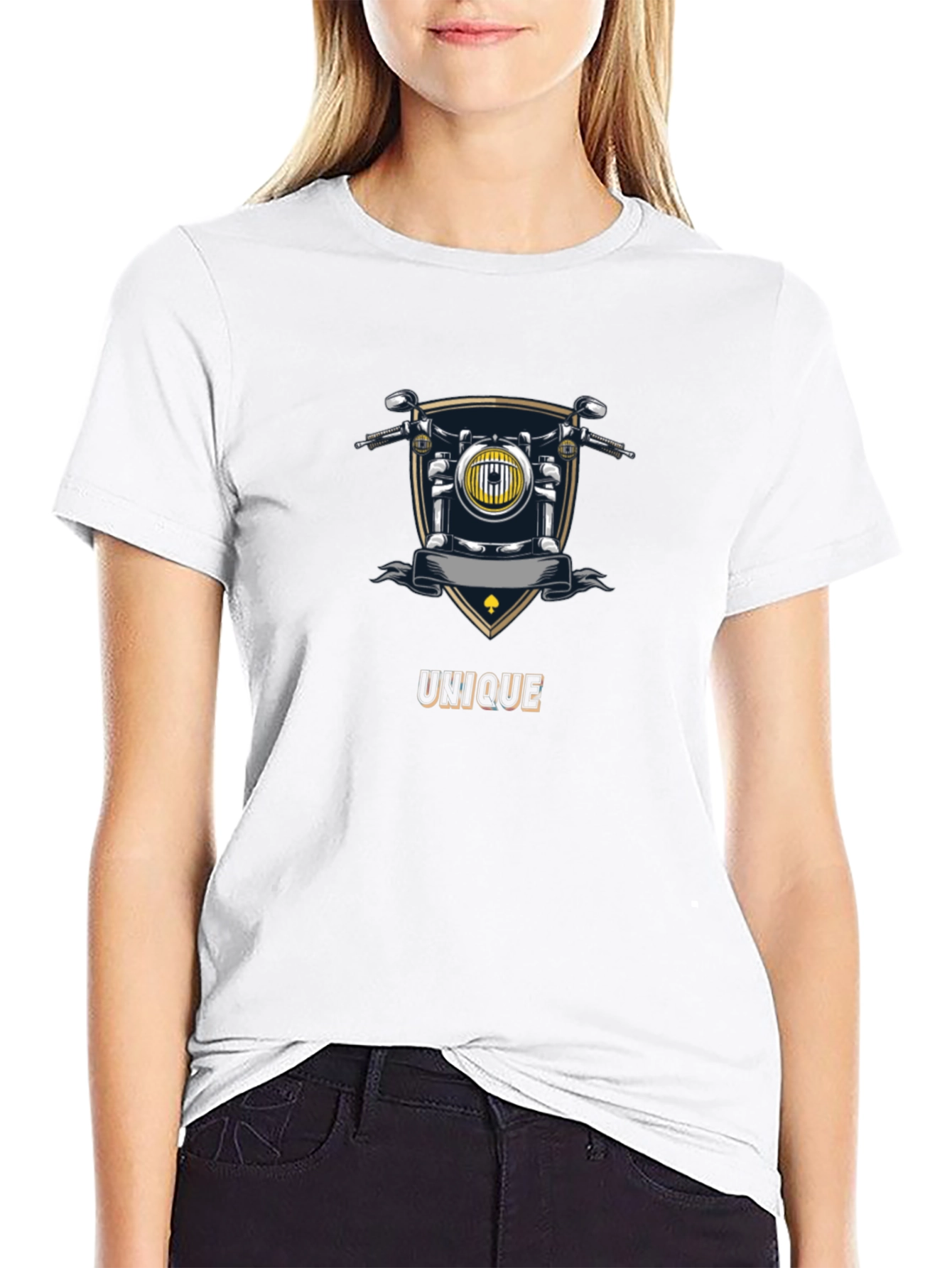 Unique Motorcycle Graphic T-Shirt