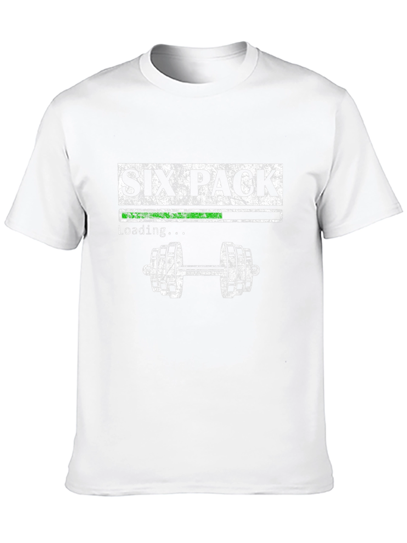 Six Pack Loading Black T-Shirt
