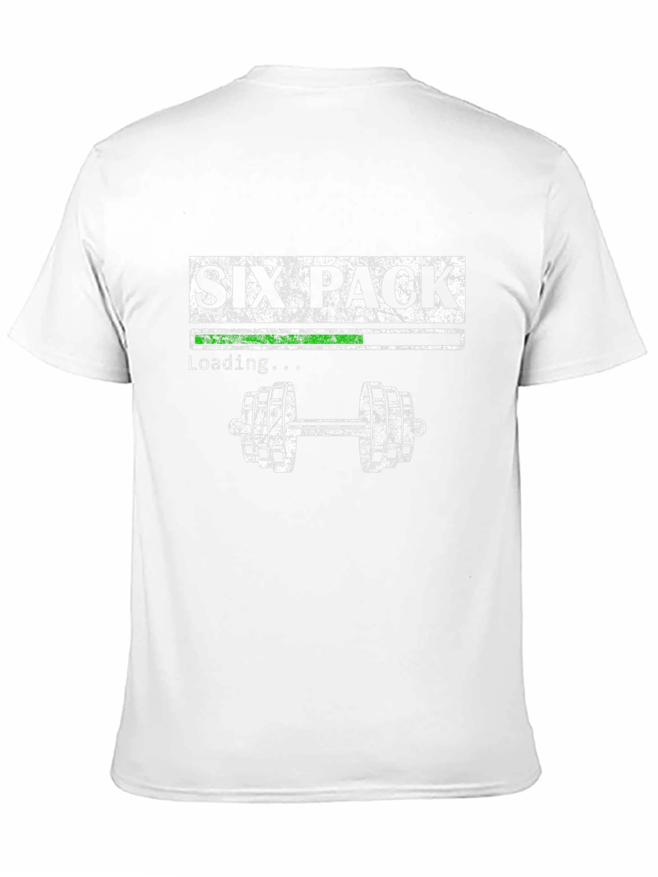 Six Pack Loading Black T-Shirt