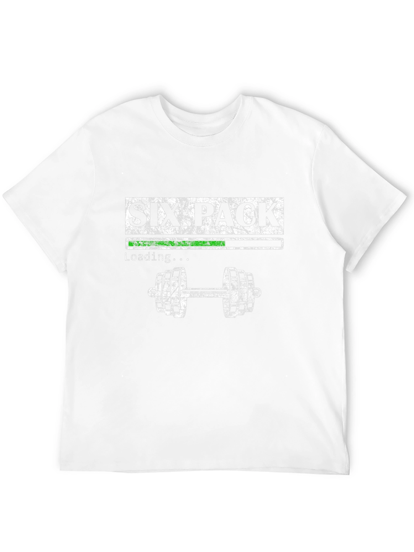 Six Pack Loading Black T-Shirt