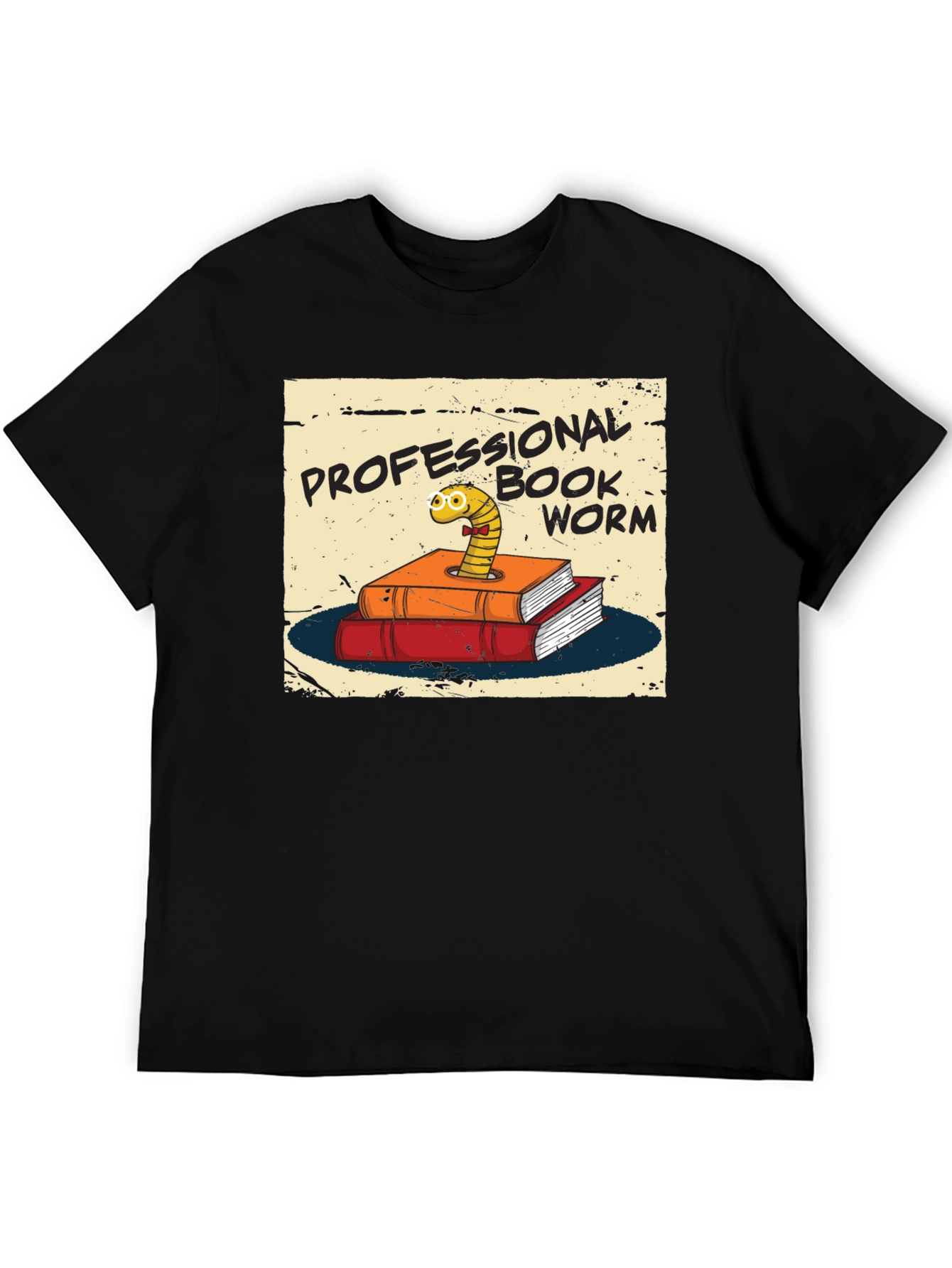 Professional Bookworm T-Shirt - Novelty Tee