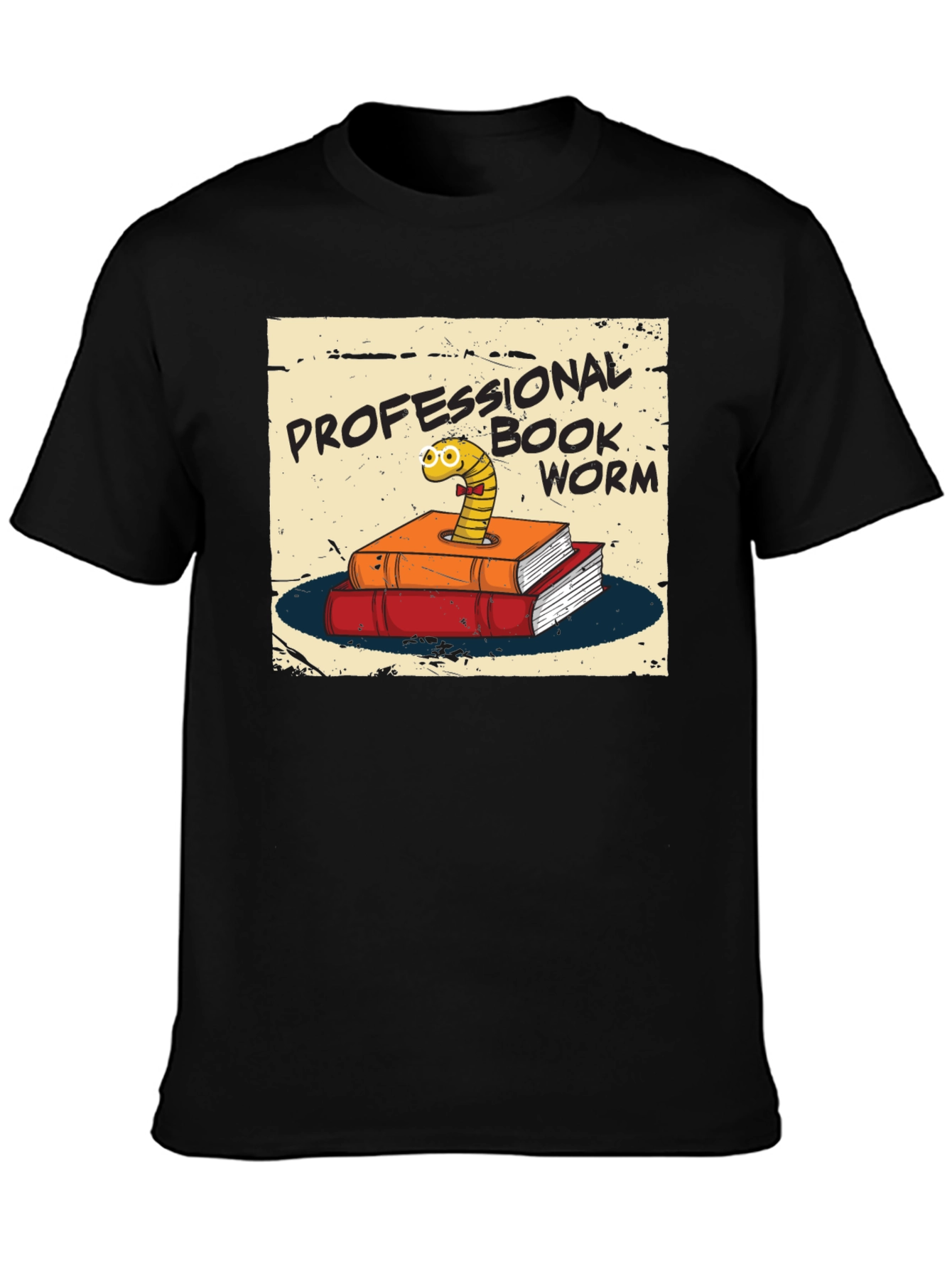 Professional Bookworm T-Shirt - Novelty Tee