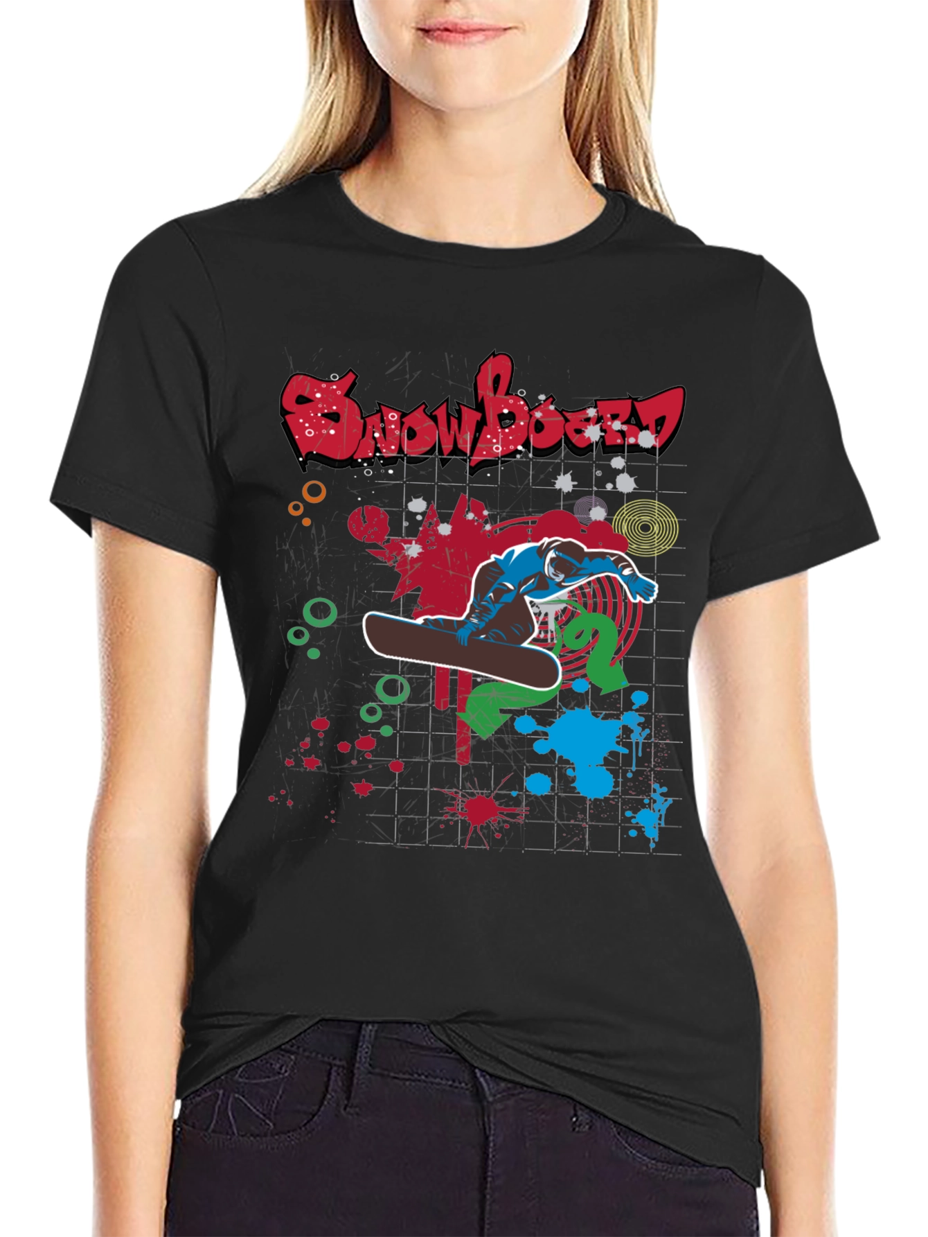 Snowboard Graphic Tee - Cool Streetwear Style