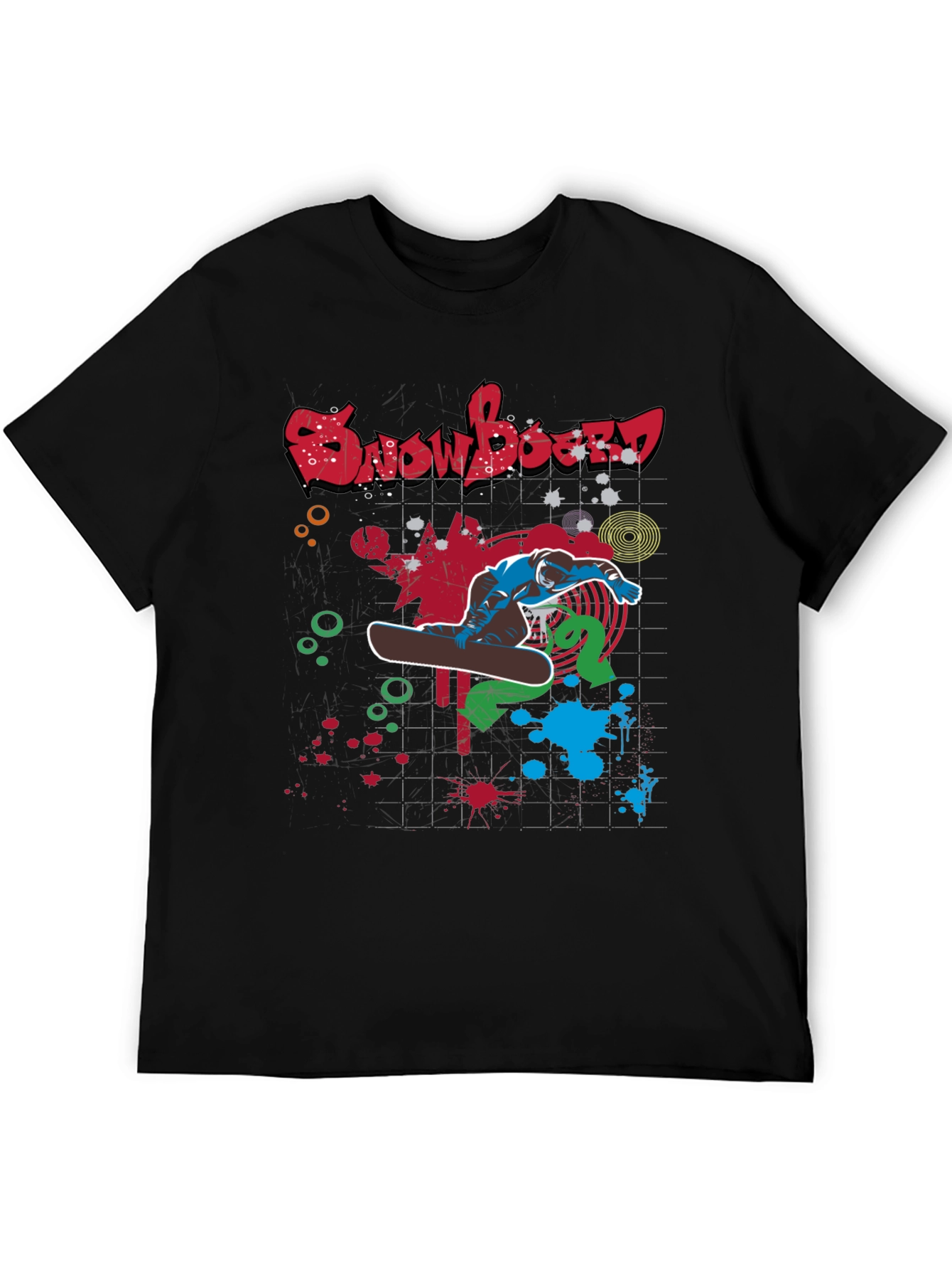 Snowboard Graphic Tee - Cool Streetwear Style