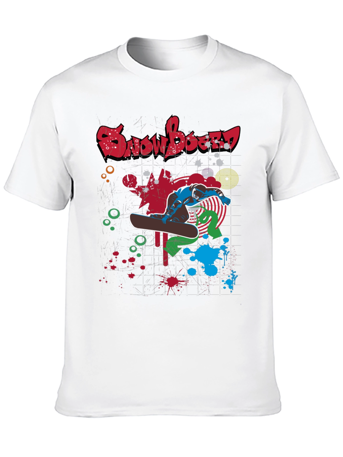 Snowboard Graphic Tee - Cool Streetwear Style