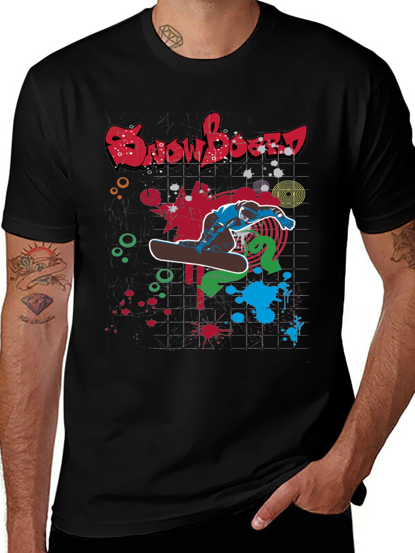 Snowboard Graphic Tee - Cool Streetwear Style