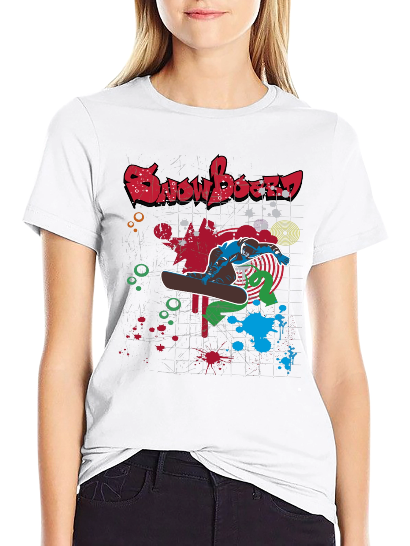 Snowboard Graphic Tee - Cool Streetwear Style