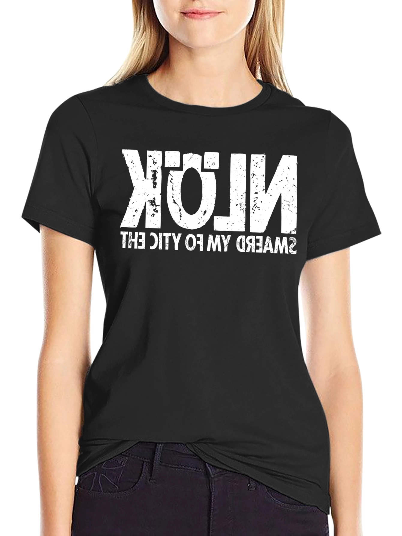 Upside Down City of Dreams Graphic Tee