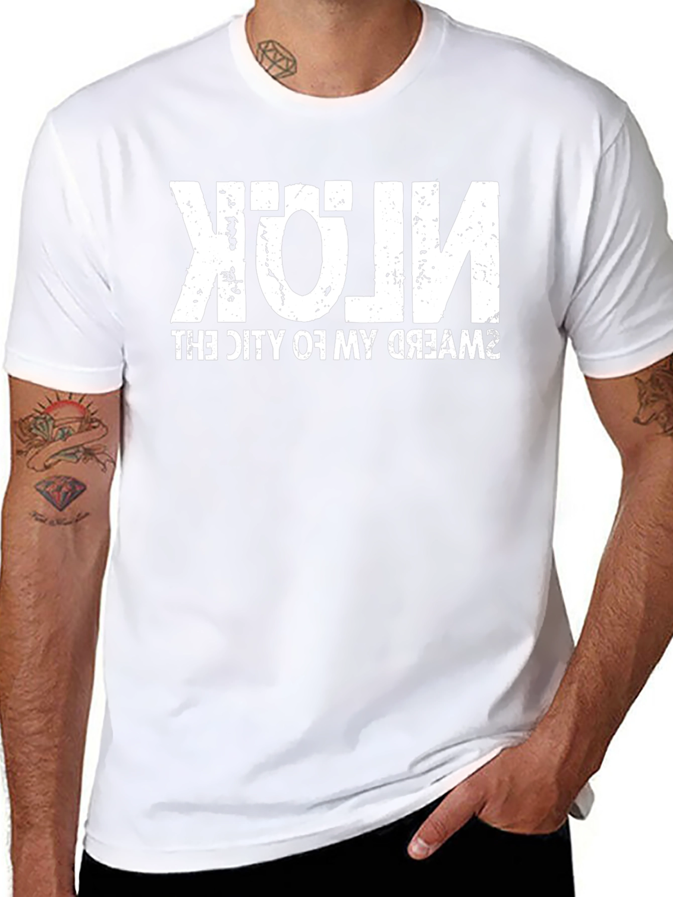 Upside Down City of Dreams Graphic Tee