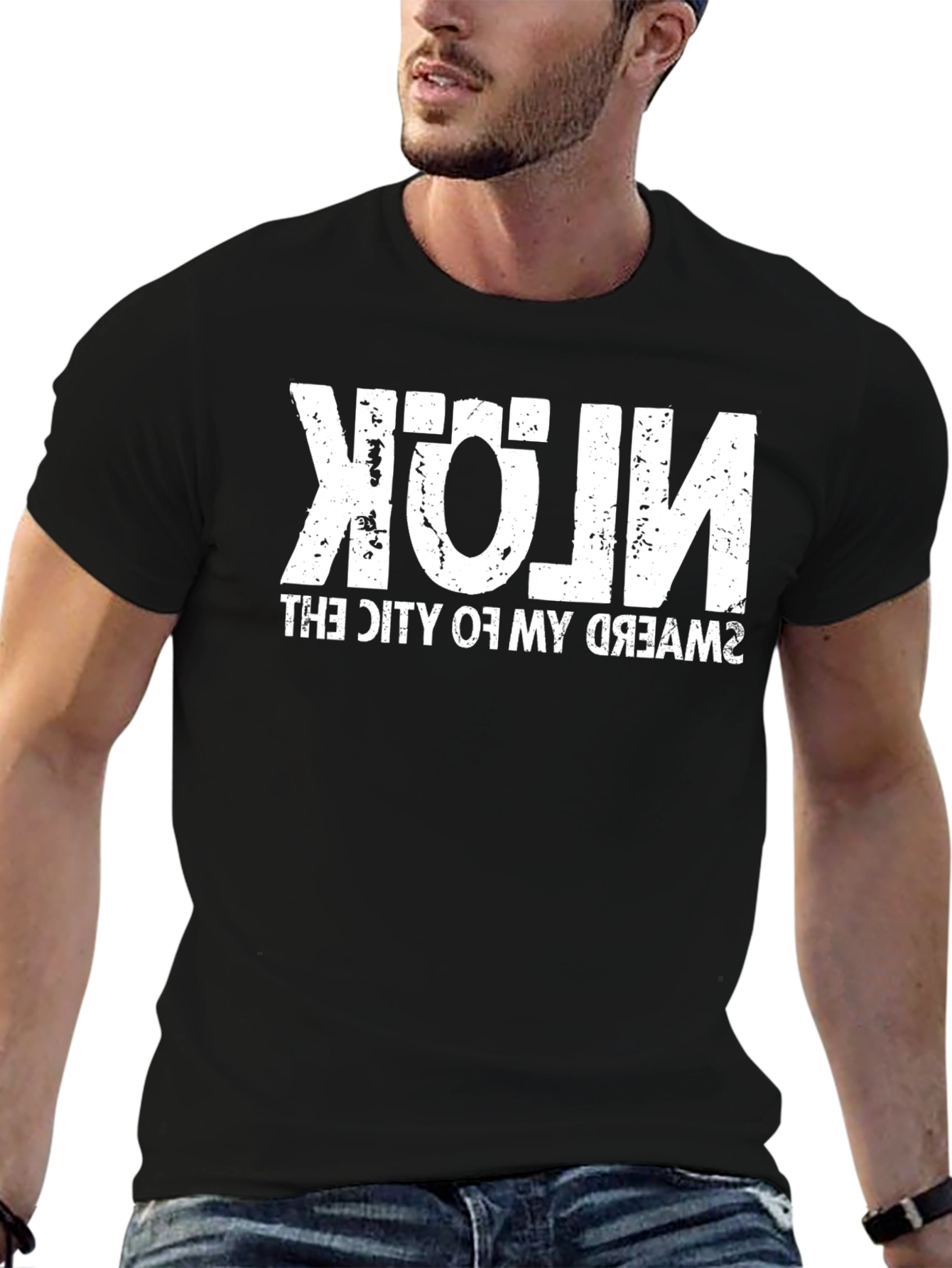 Upside Down City of Dreams Graphic Tee
