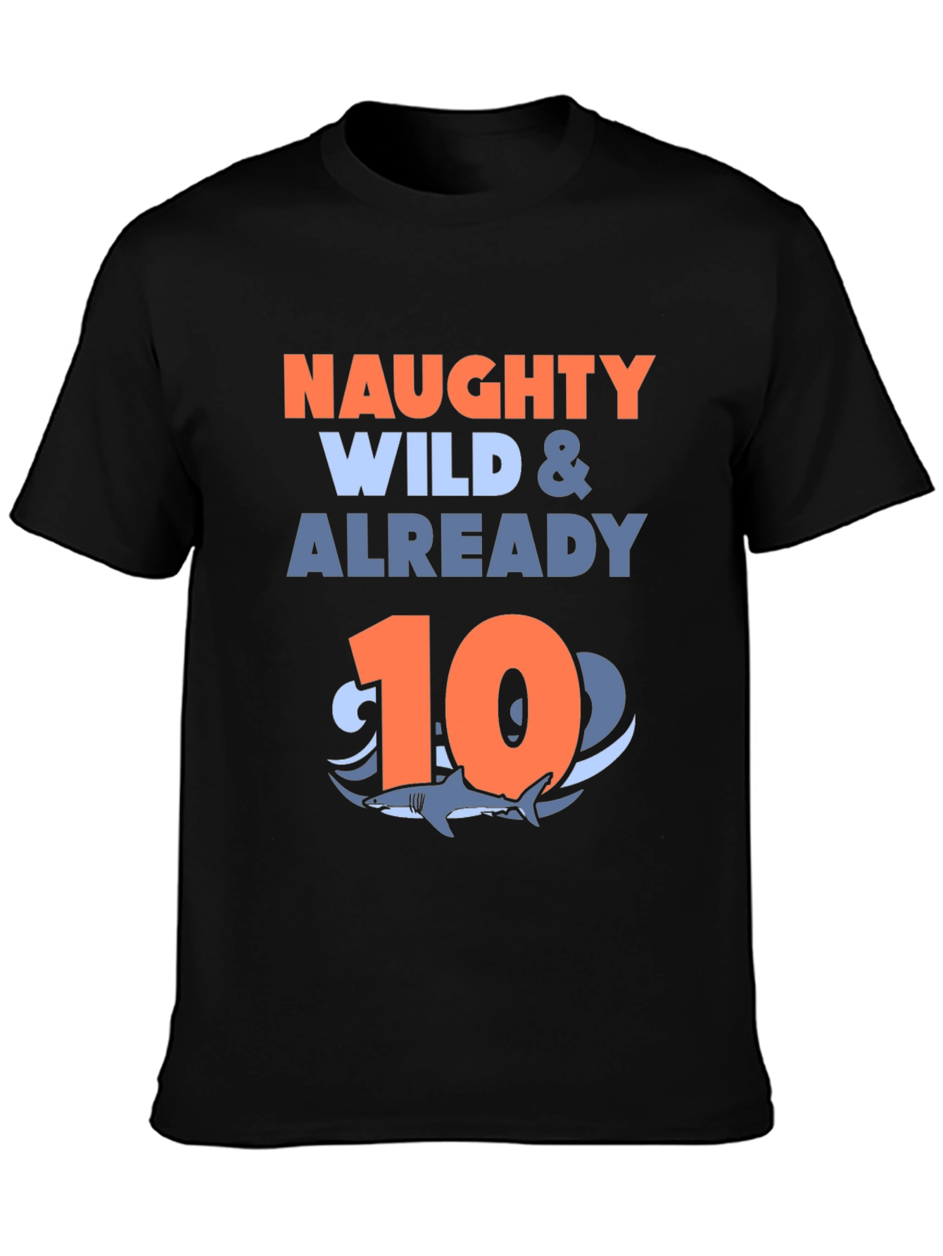 Naughty Wild 10 Shark Graphic Tee