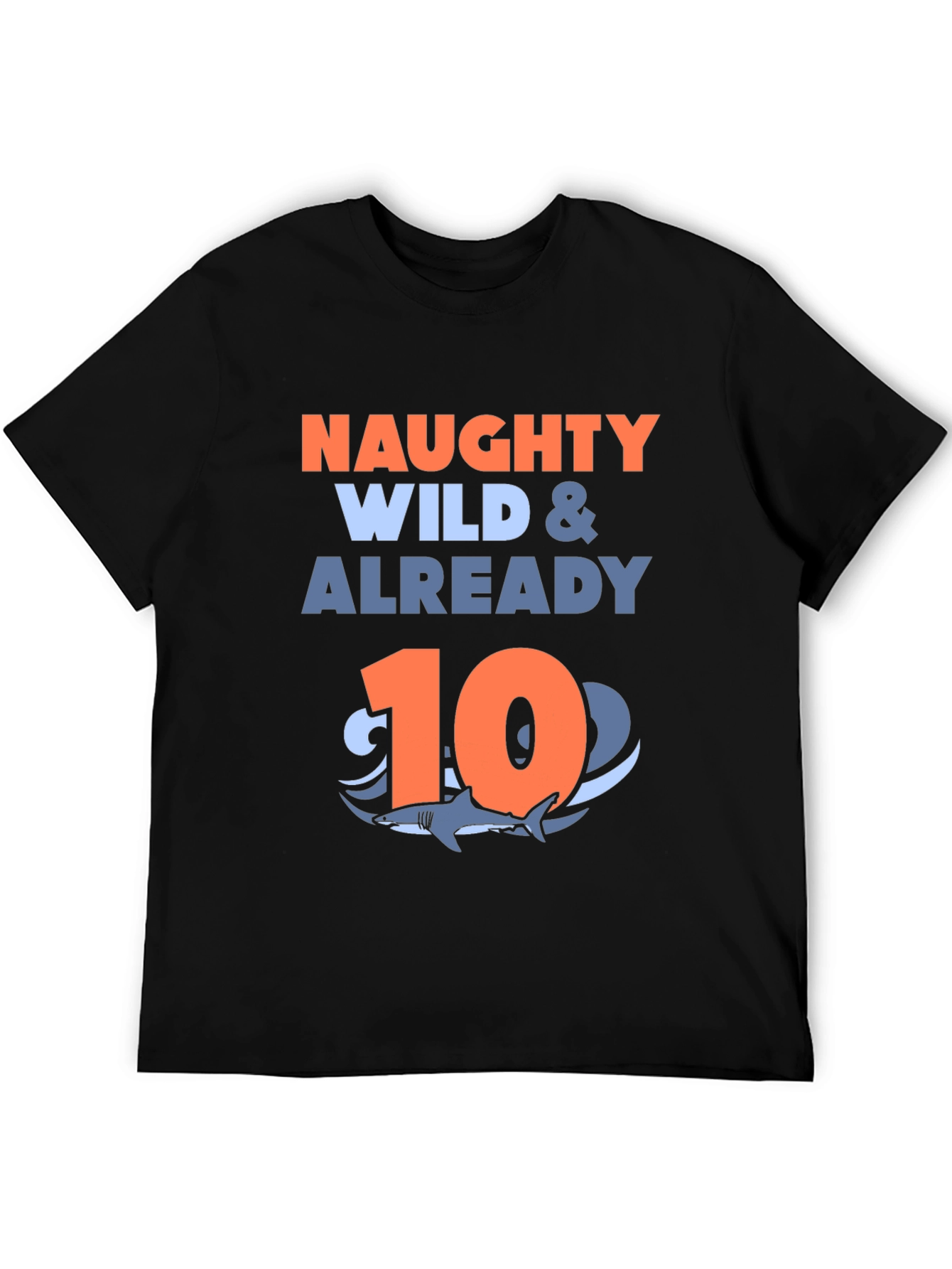 Naughty Wild 10 Shark Graphic Tee