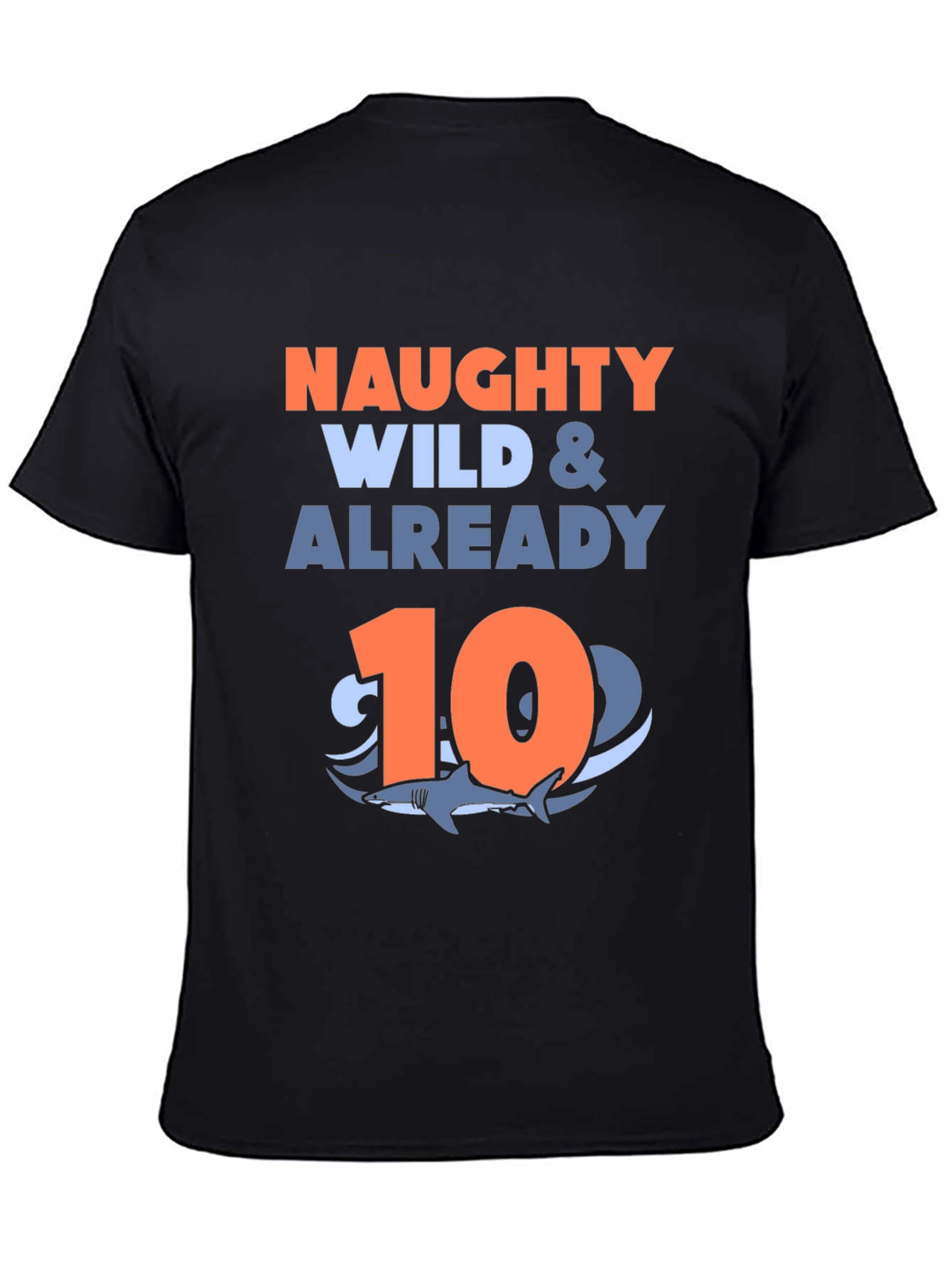 Naughty Wild 10 Shark Graphic Tee