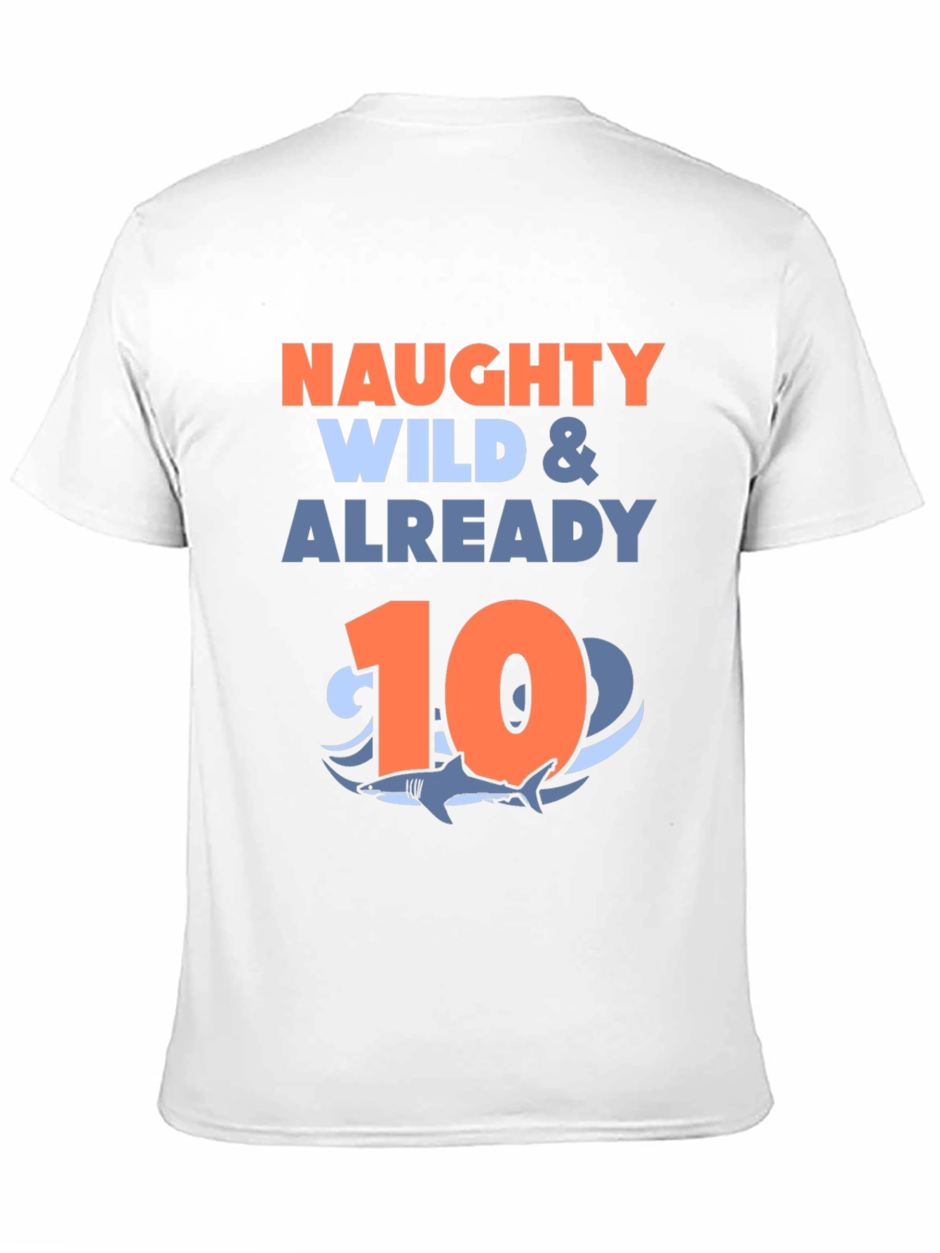 Naughty Wild 10 Shark Graphic Tee