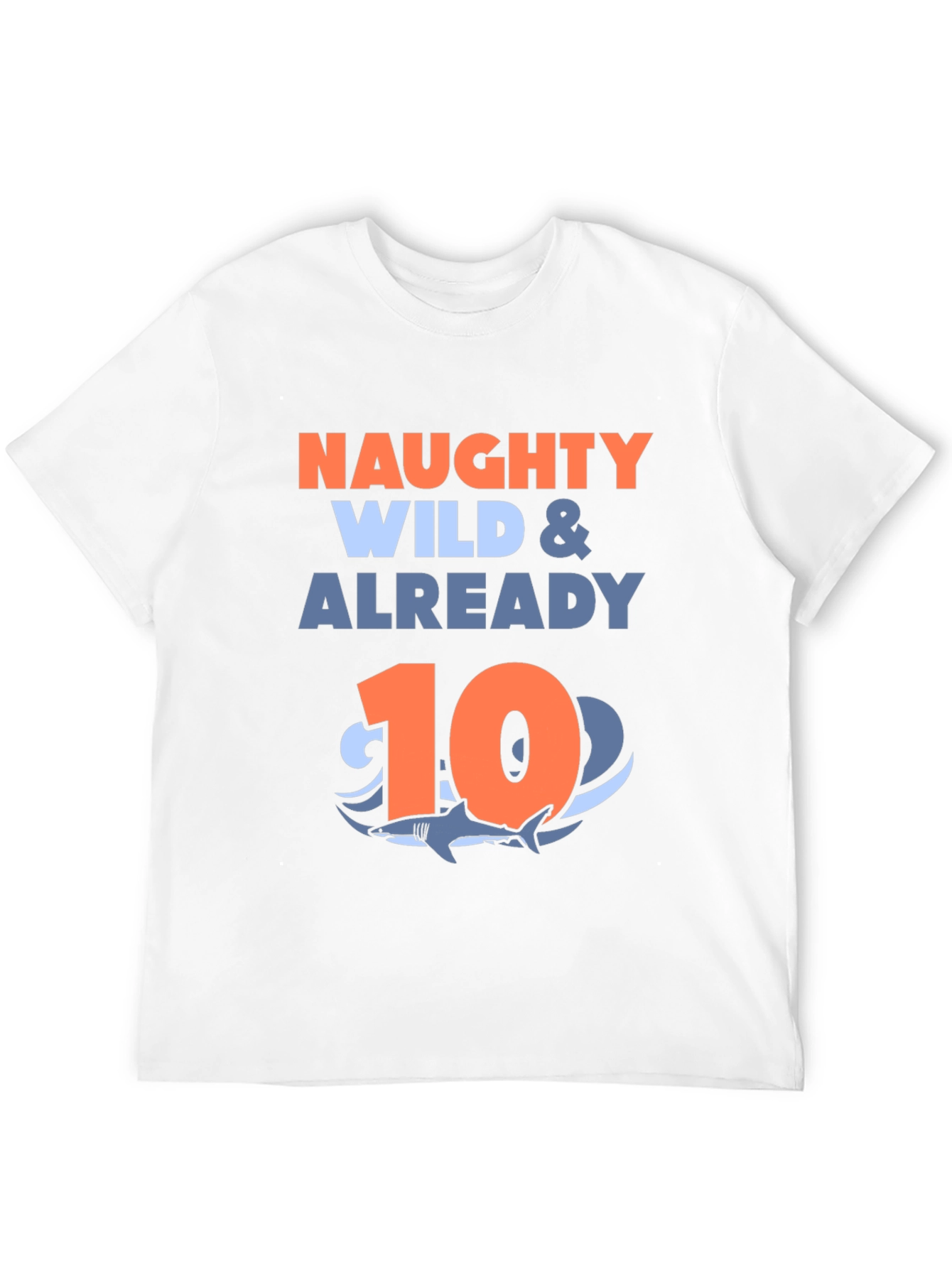 Naughty Wild 10 Shark Graphic Tee