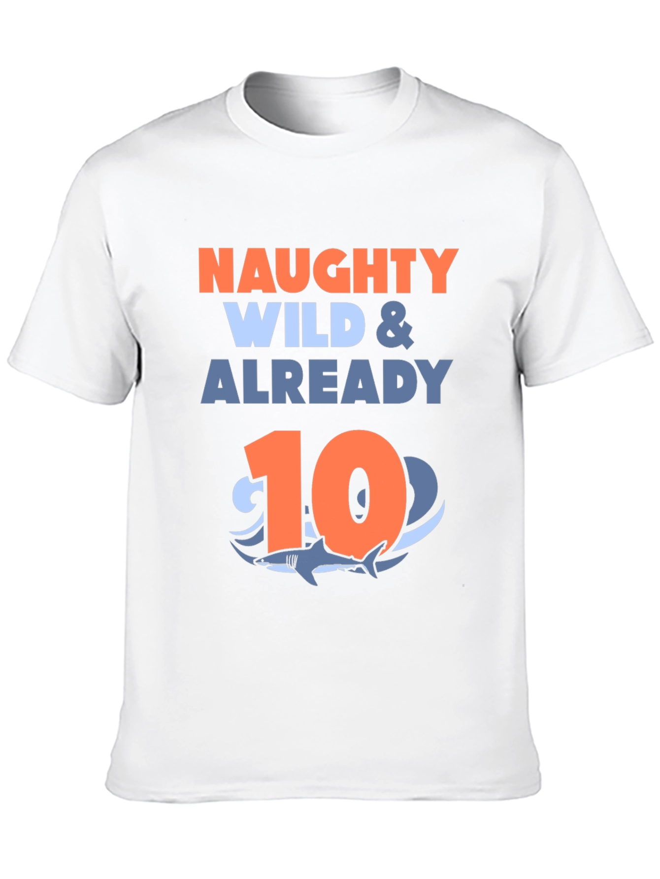 Naughty Wild 10 Shark Graphic Tee
