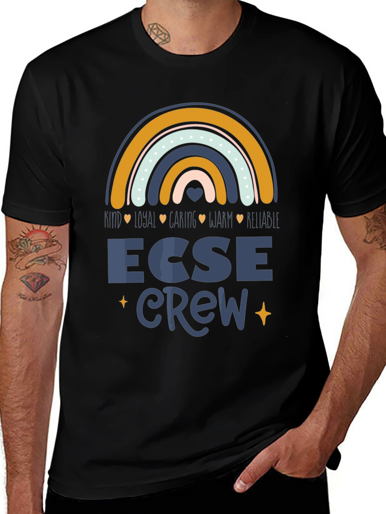 ECSE Crew Rainbow Graphic Tee