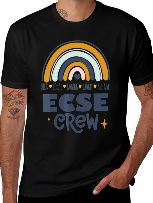 ECSE Crew Rainbow Graphic Tee