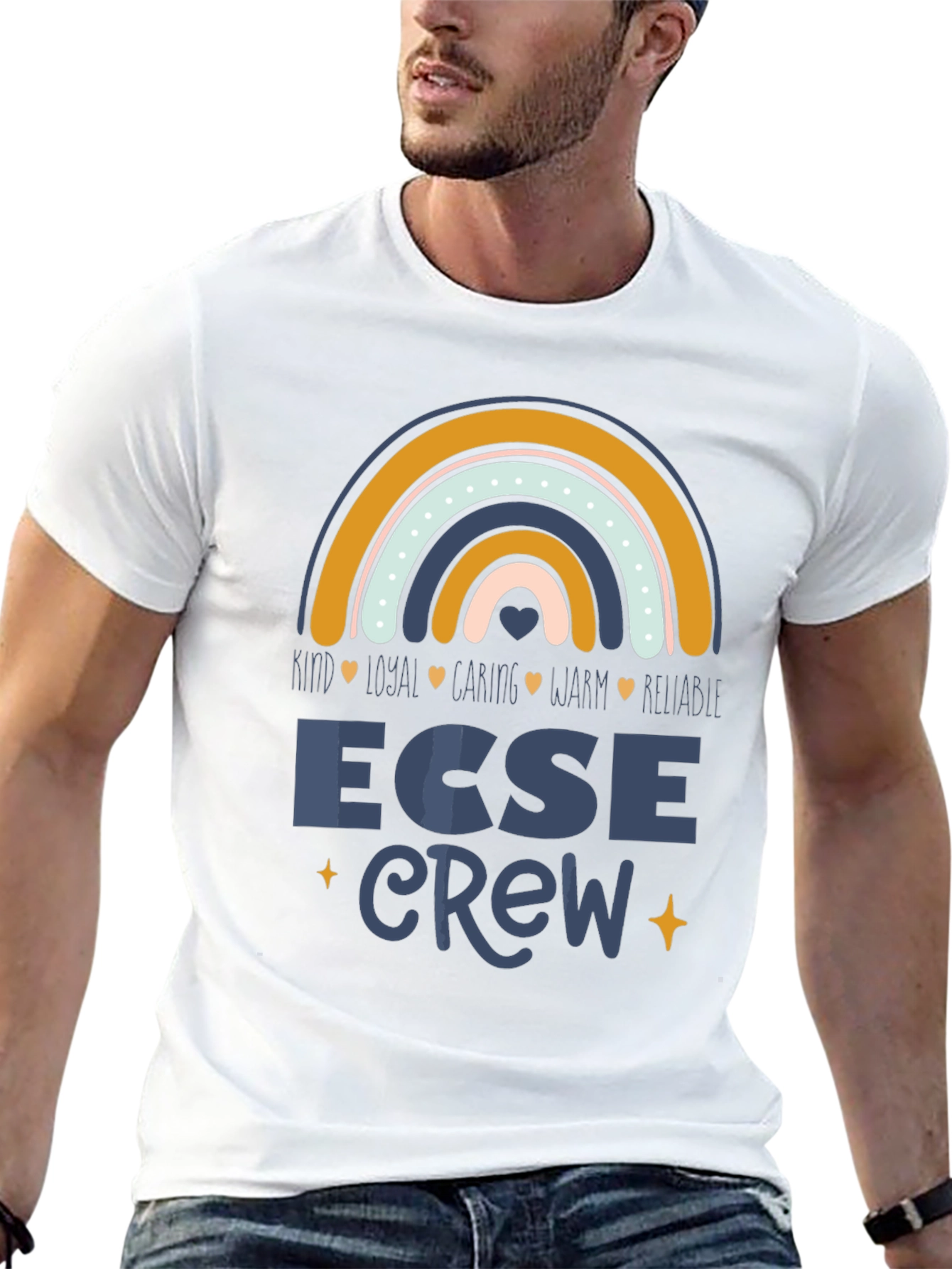 ECSE Crew Rainbow Graphic Tee