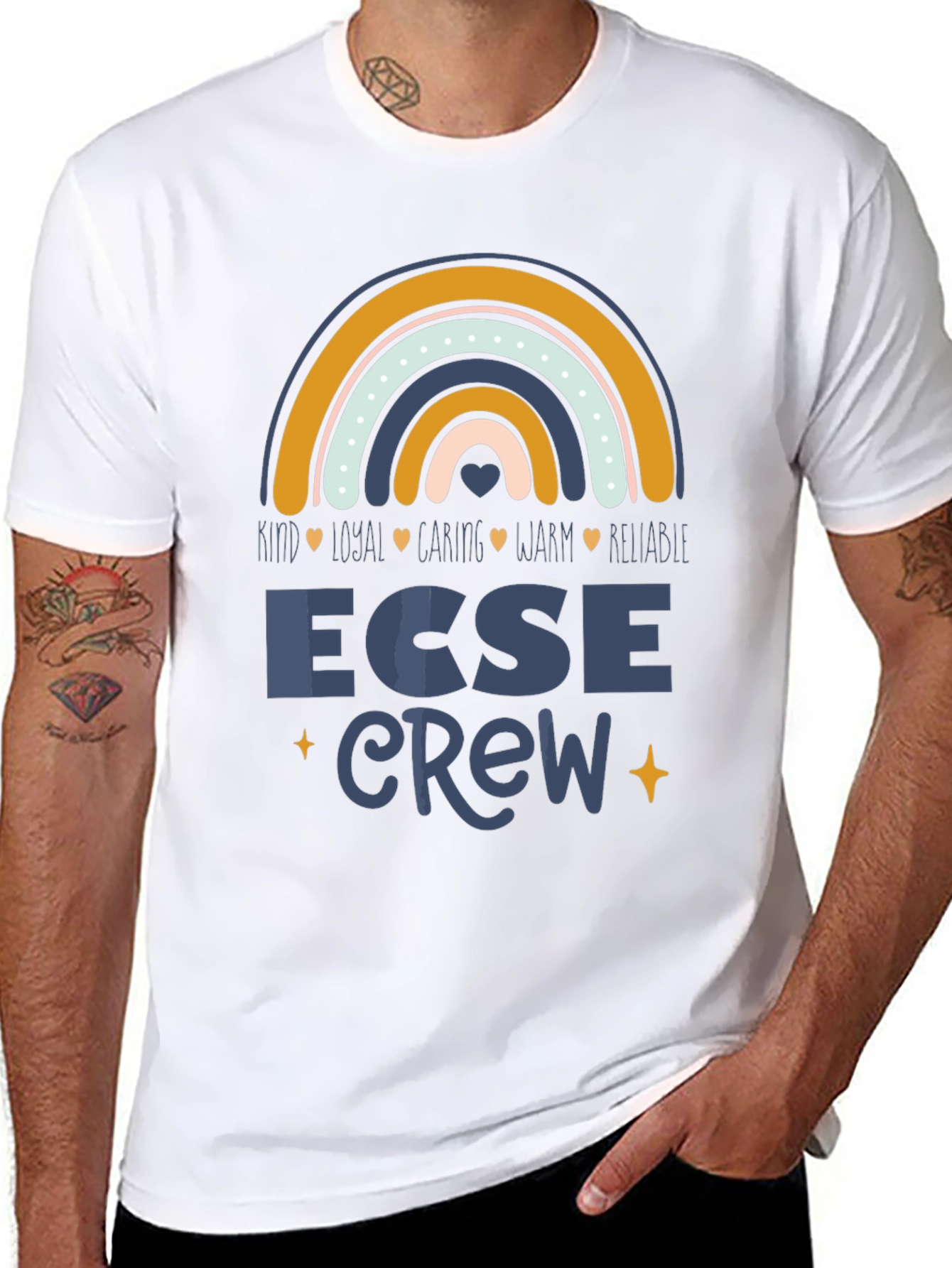 ECSE Crew Rainbow Graphic Tee