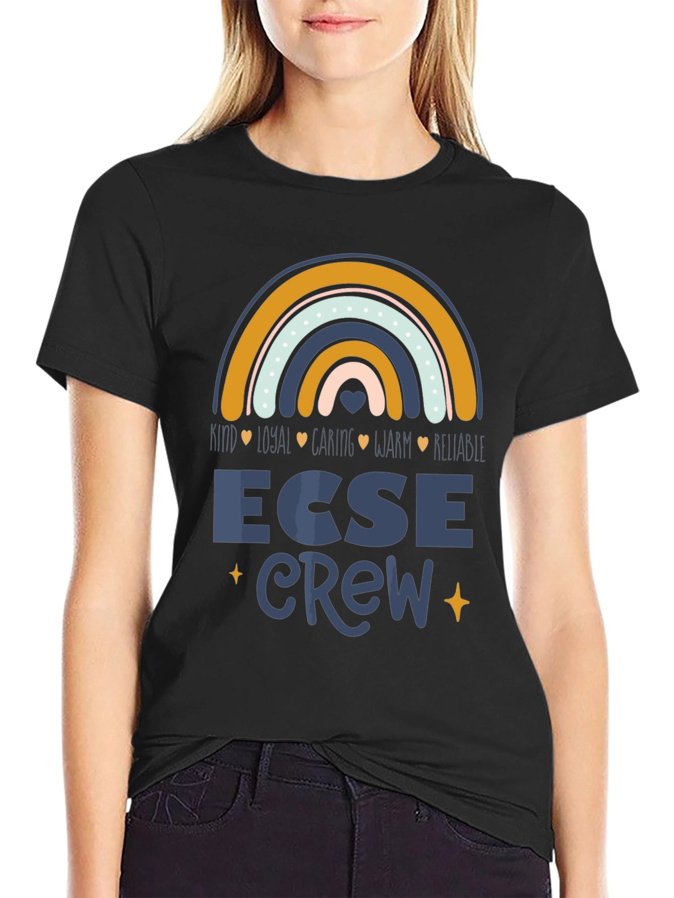 ECSE Crew Rainbow Graphic Tee
