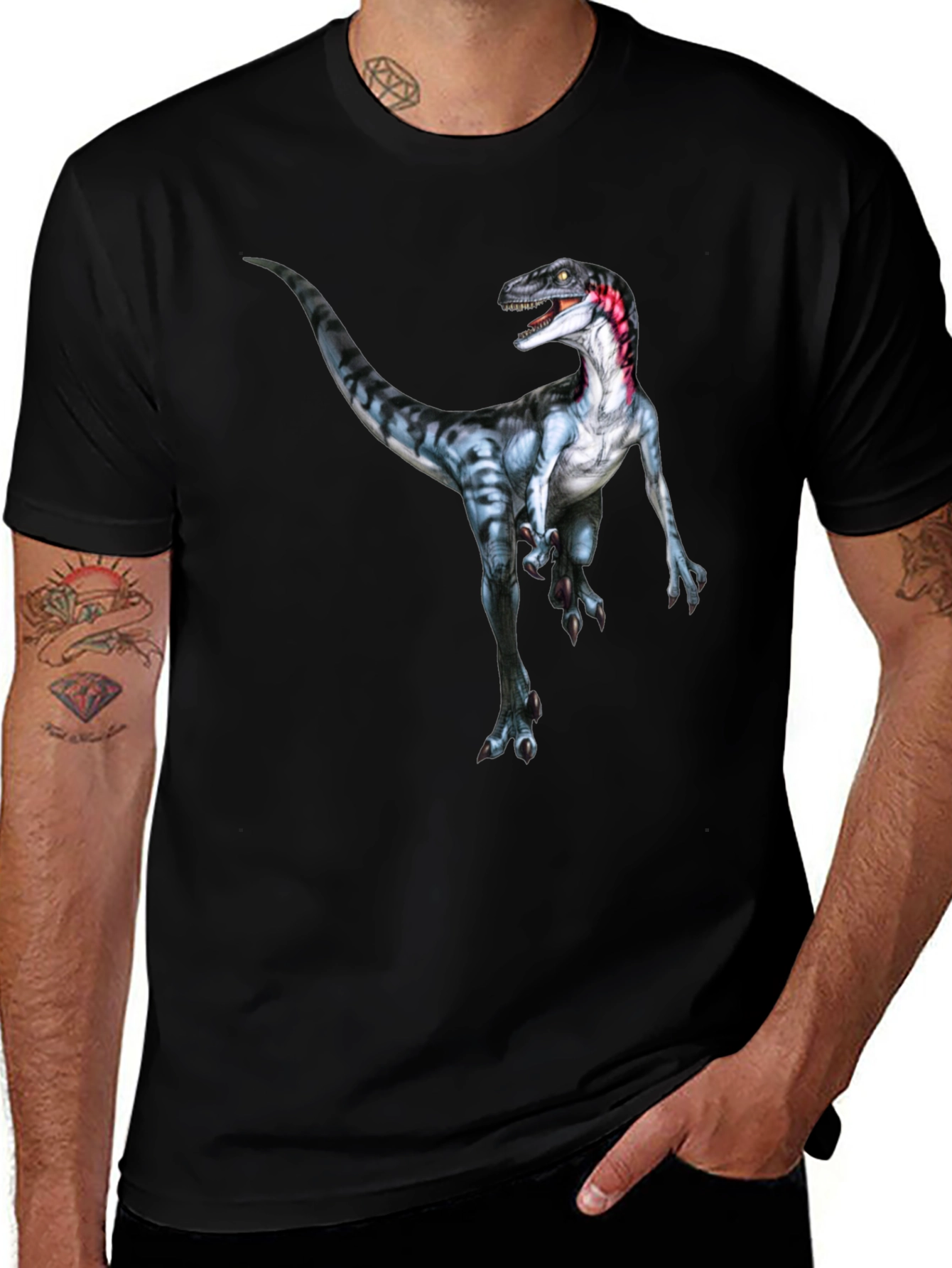 Dinosaur Graphic Print T-Shirt