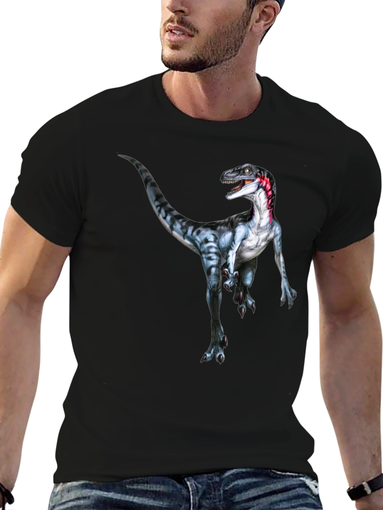 Dinosaur Graphic Print T-Shirt
