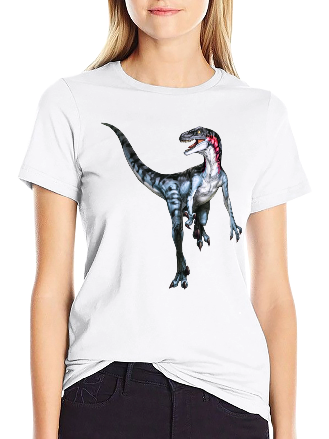 Dinosaur Graphic Print T-Shirt