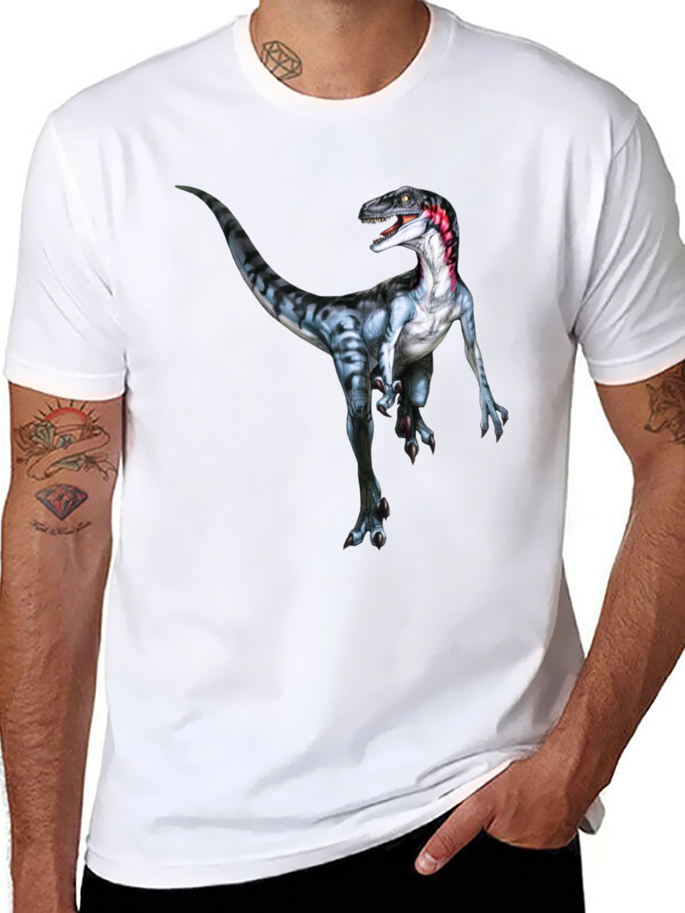 Dinosaur Graphic Print T-Shirt