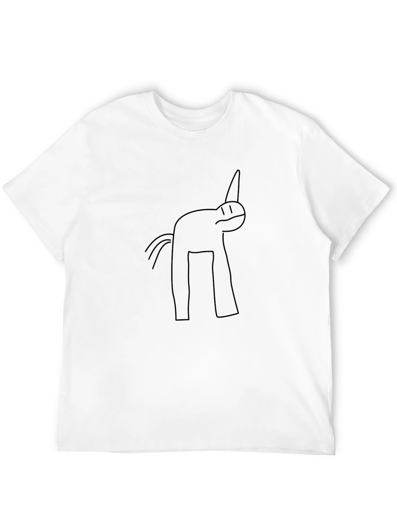 Unicorn Graphic Black T-Shirt