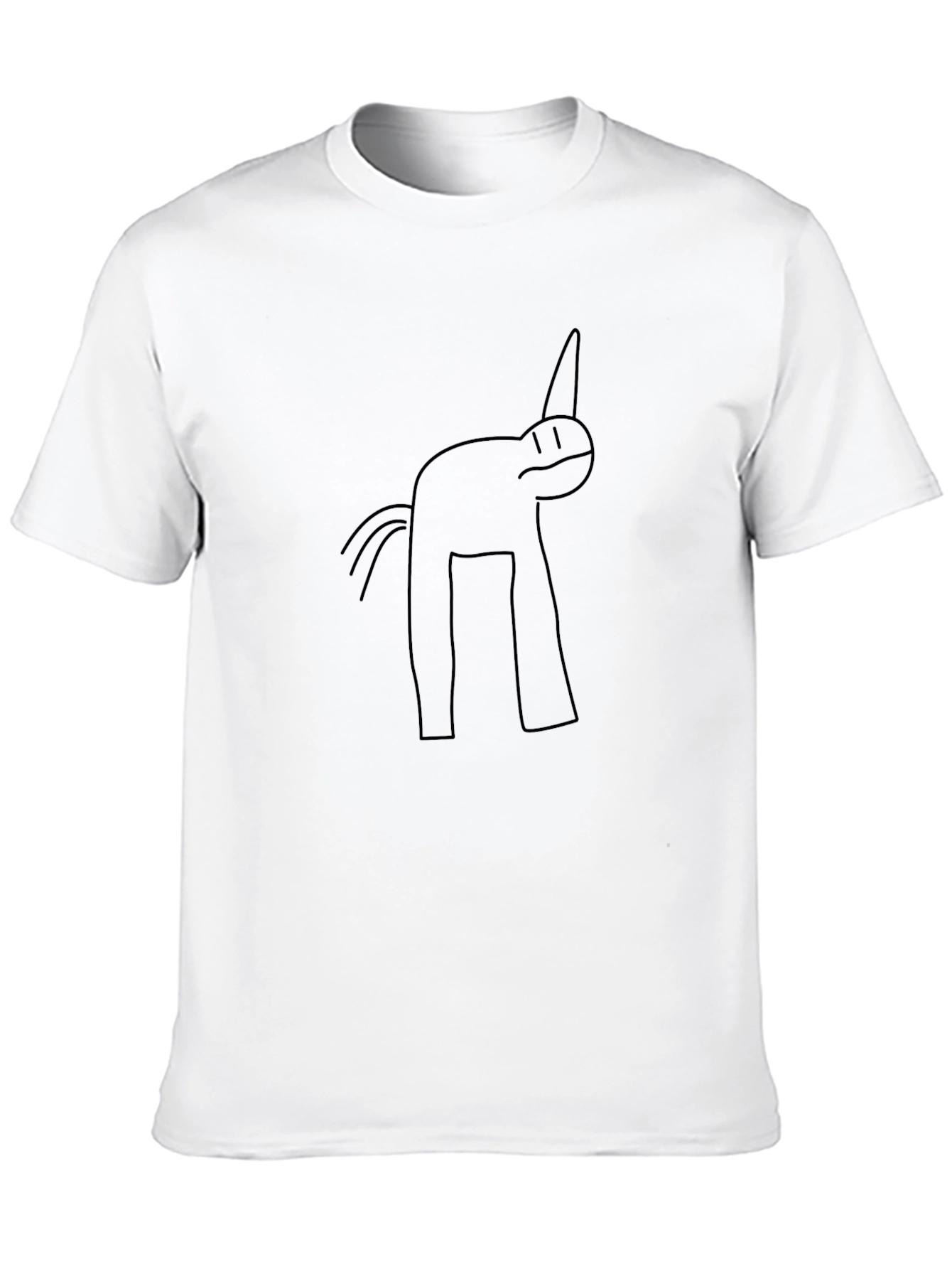 Unicorn Graphic Black T-Shirt