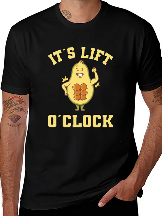 Its Lift OClock Avocado Gym T-Shirt