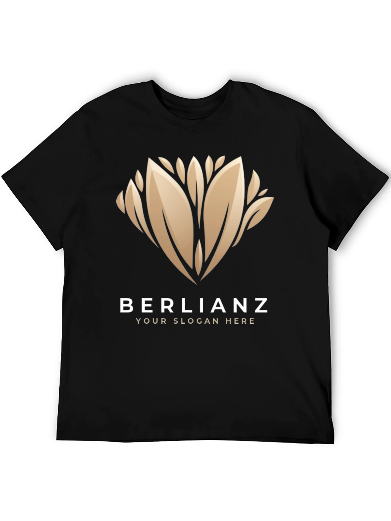 Elegant BERLIANZ Black Graphic Tee