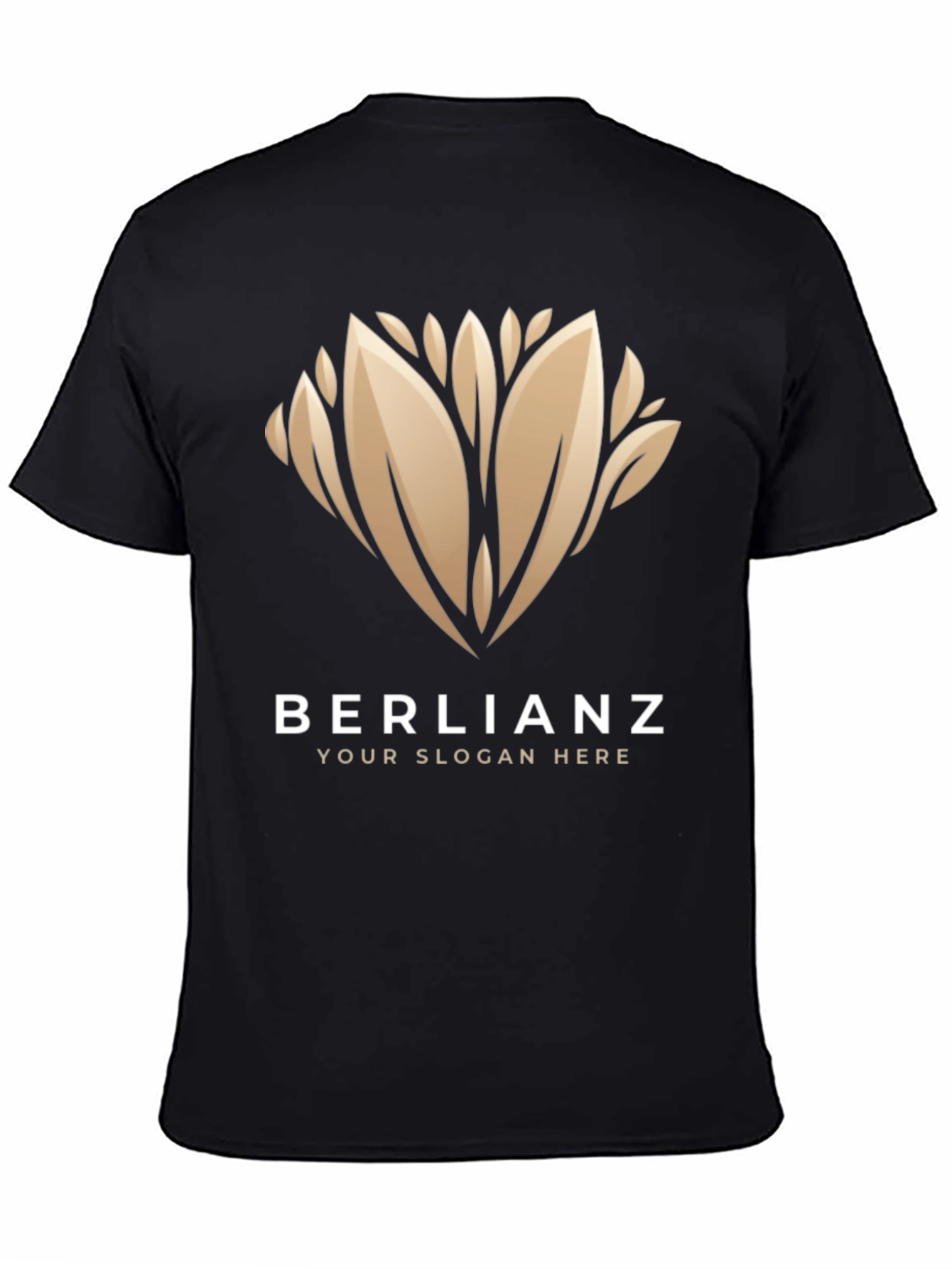 Elegant BERLIANZ Black Graphic Tee
