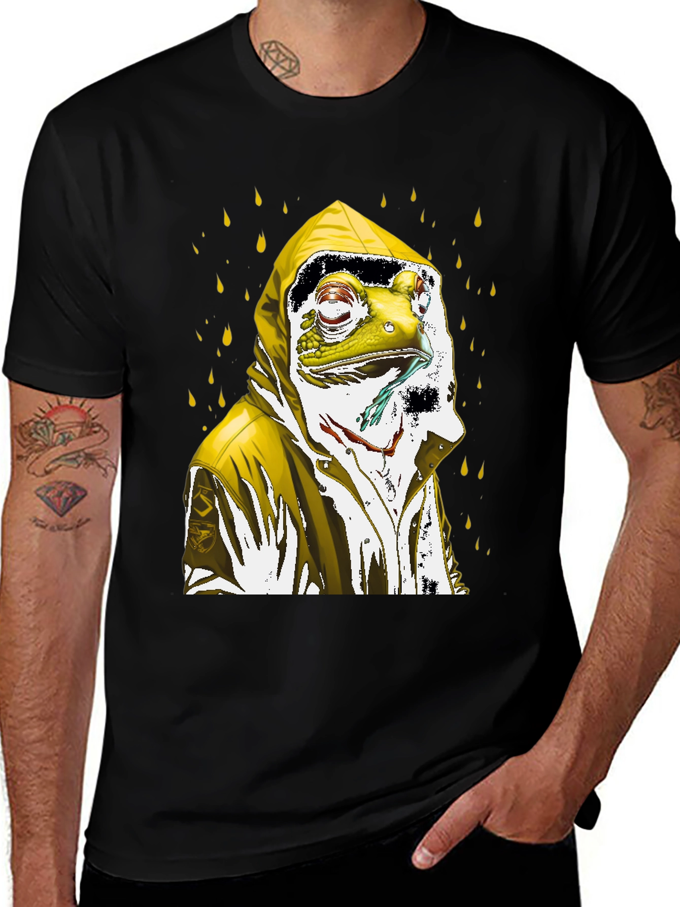 Frog in Raincoat T-Shirt