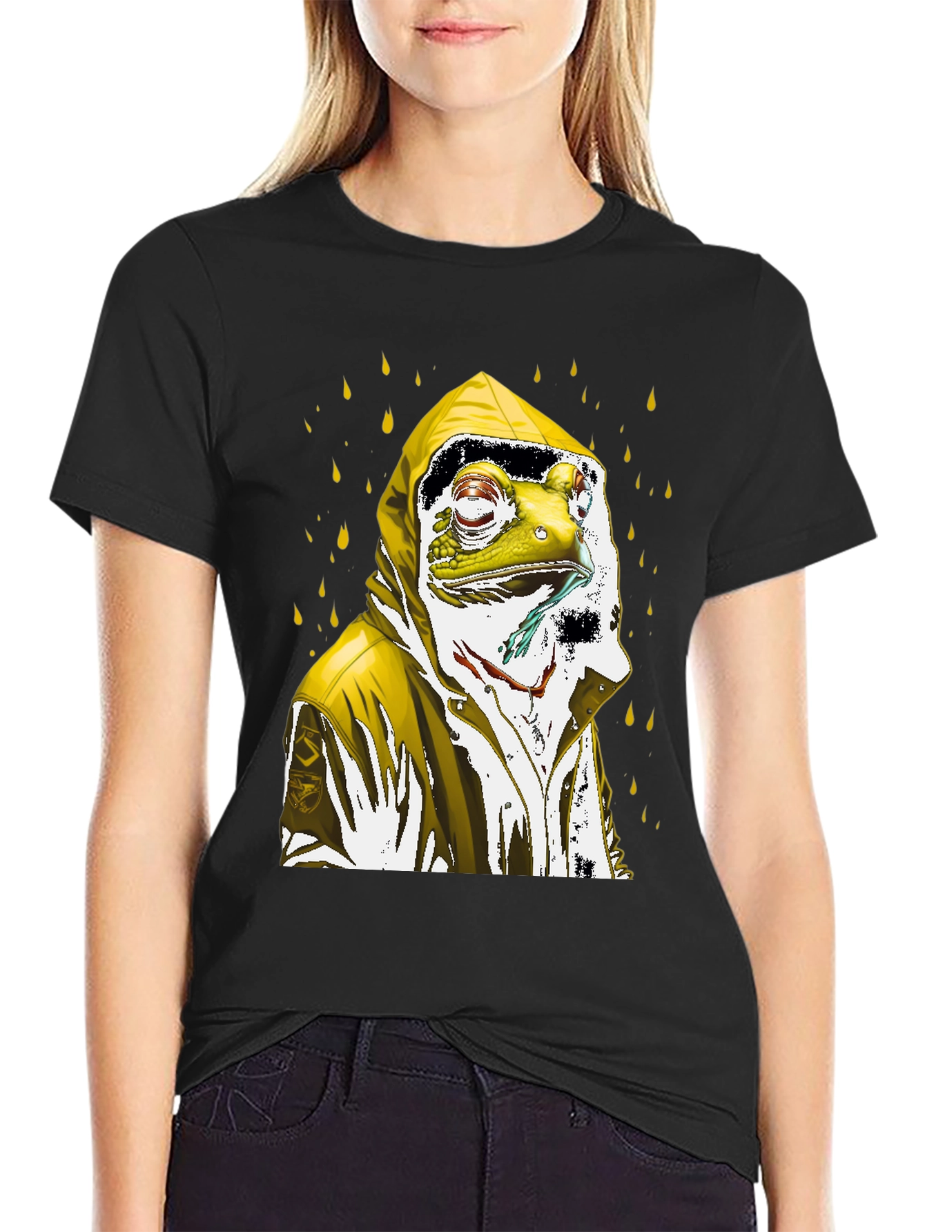Frog in Raincoat T-Shirt
